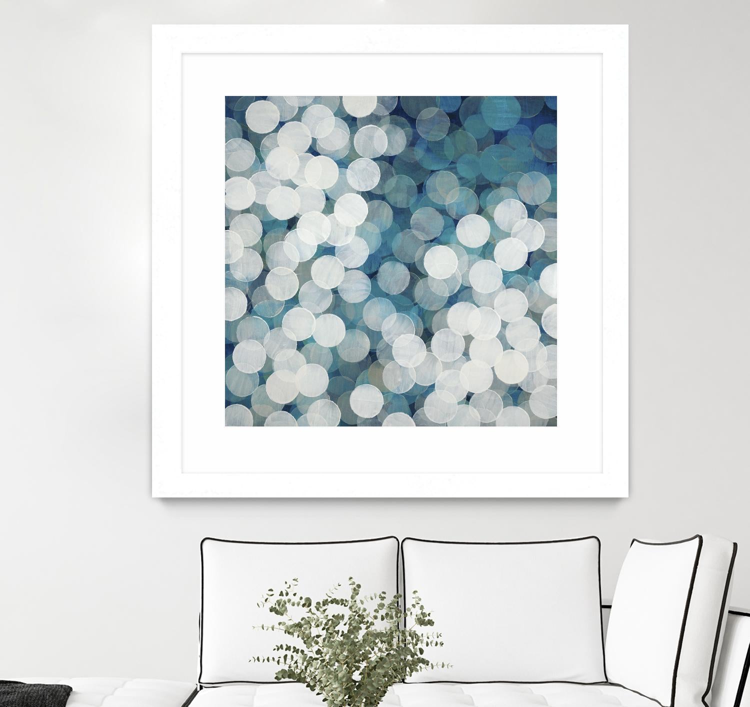 Head in the Clouds by Liz Jardine on GIANT ART - white abstract