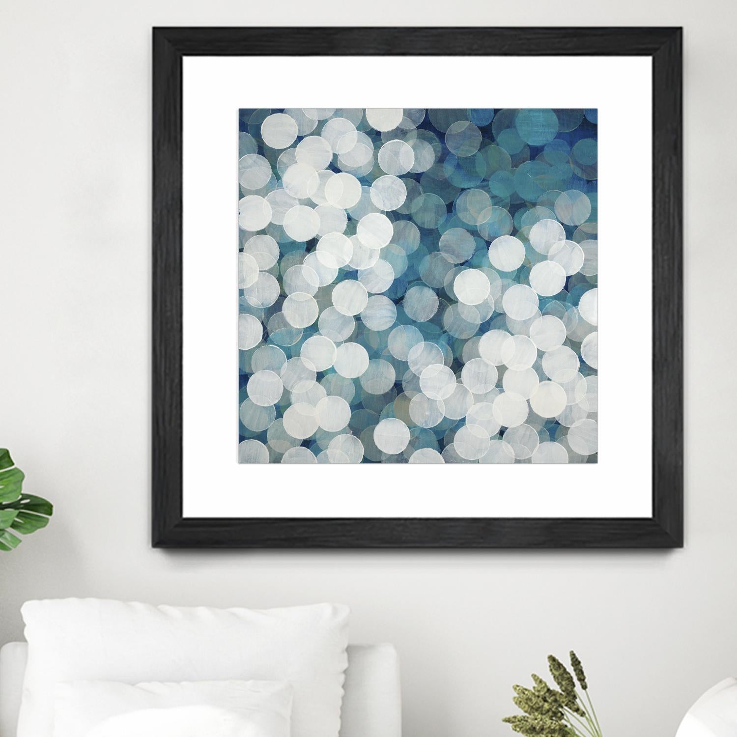Head in the Clouds by Liz Jardine on GIANT ART - white abstract
