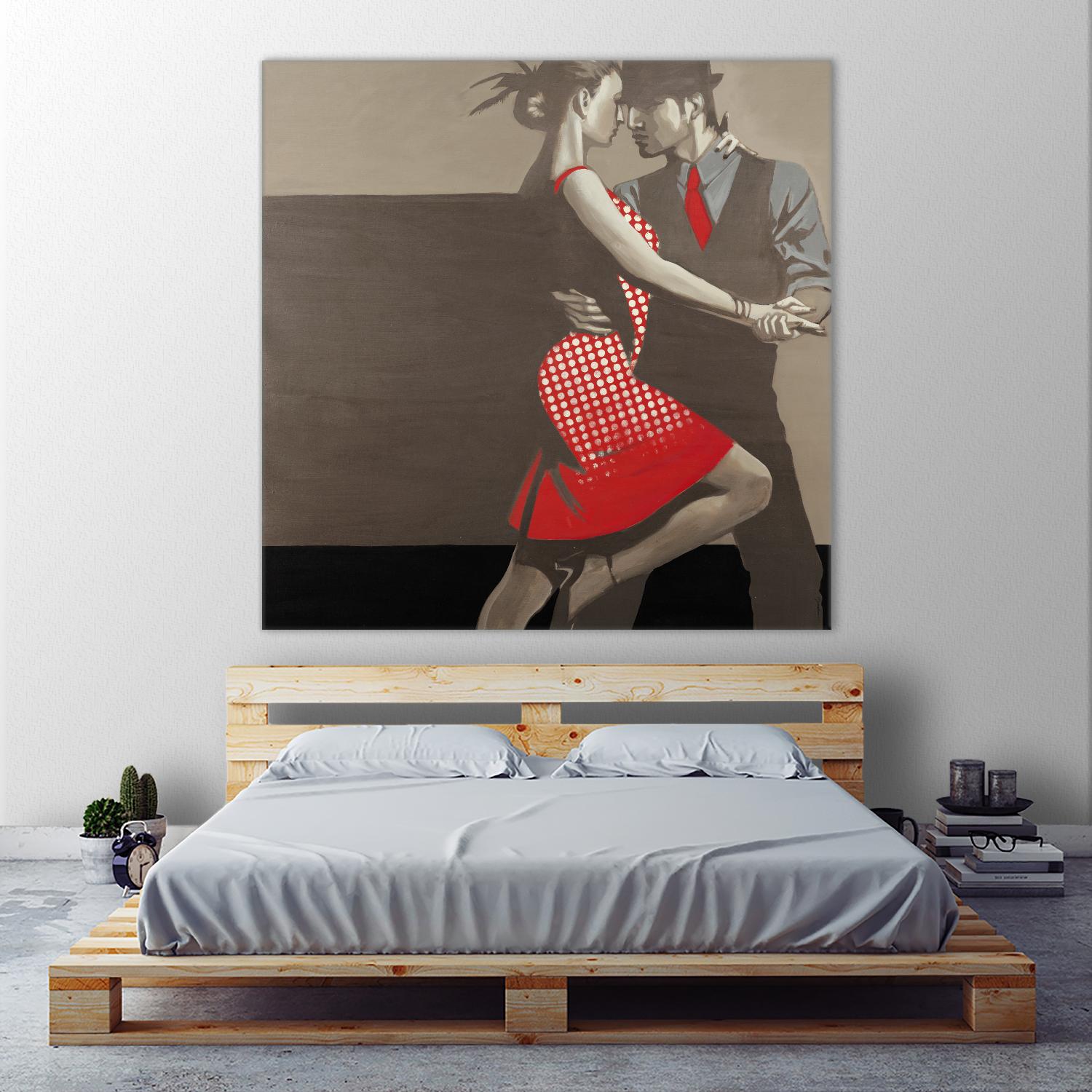 Last Tango by Liz Jardine on GIANT ART - grey men and women