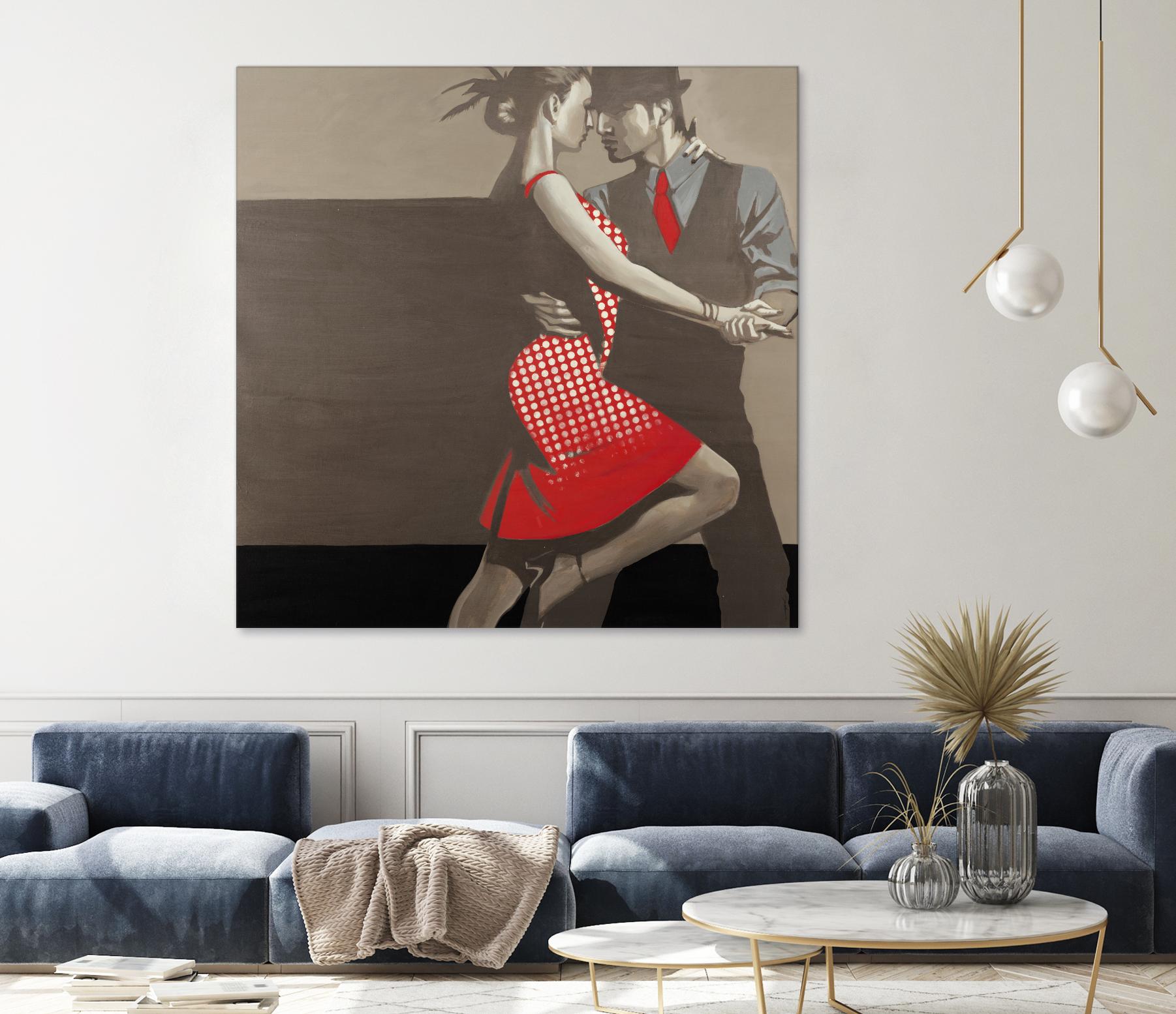 Last Tango by Liz Jardine on GIANT ART - grey men and women