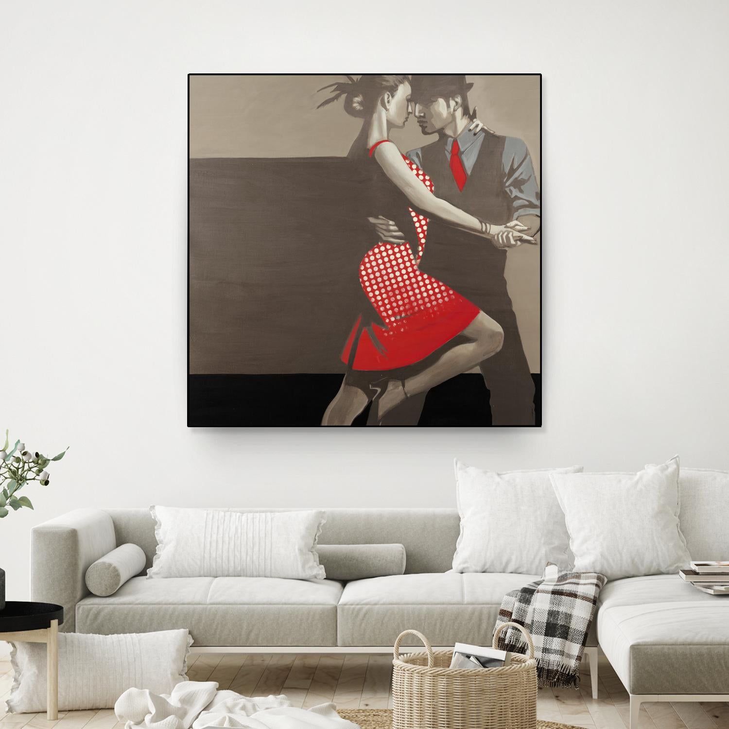 Last Tango by Liz Jardine on GIANT ART - grey men and women