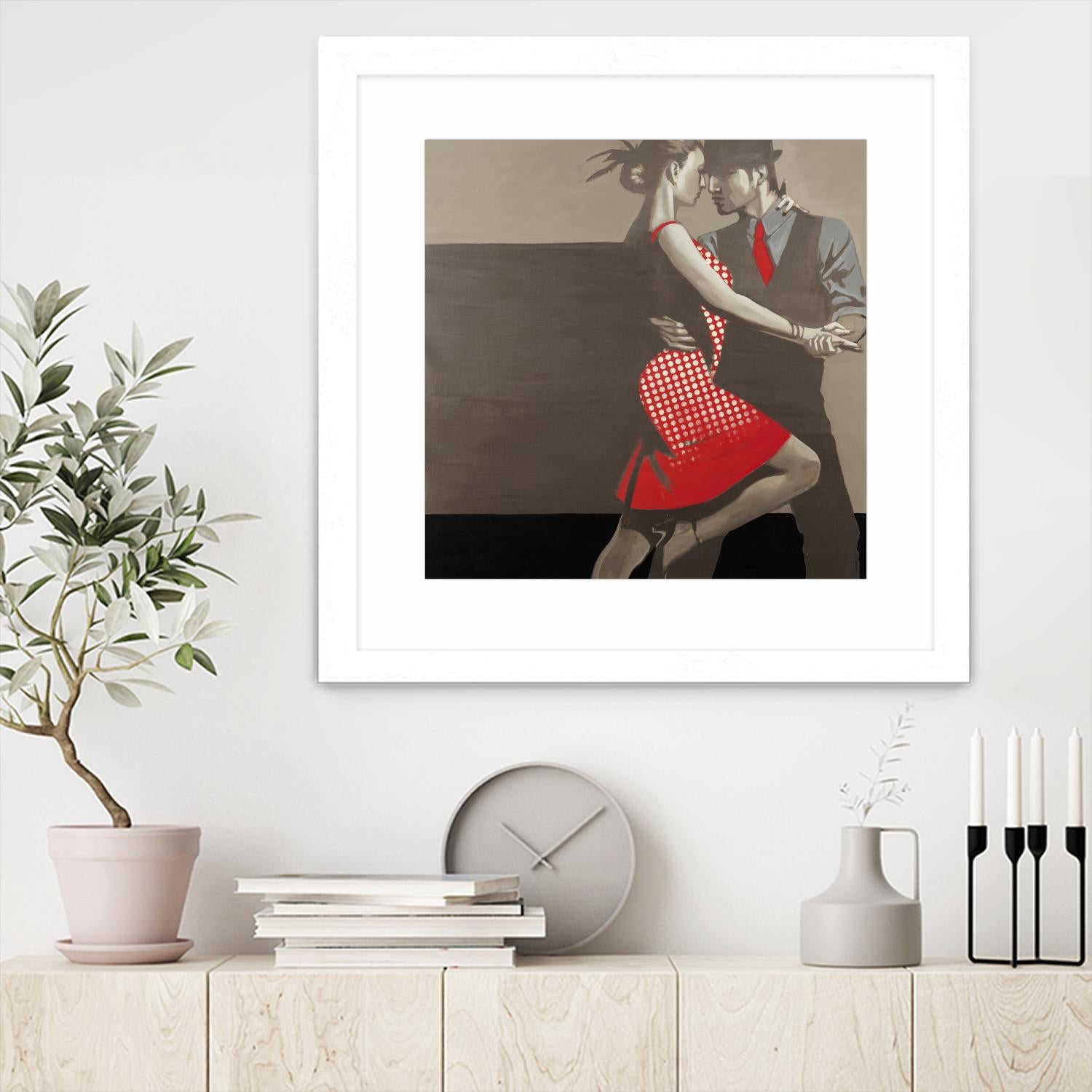 Last Tango by Liz Jardine on GIANT ART - grey men and women