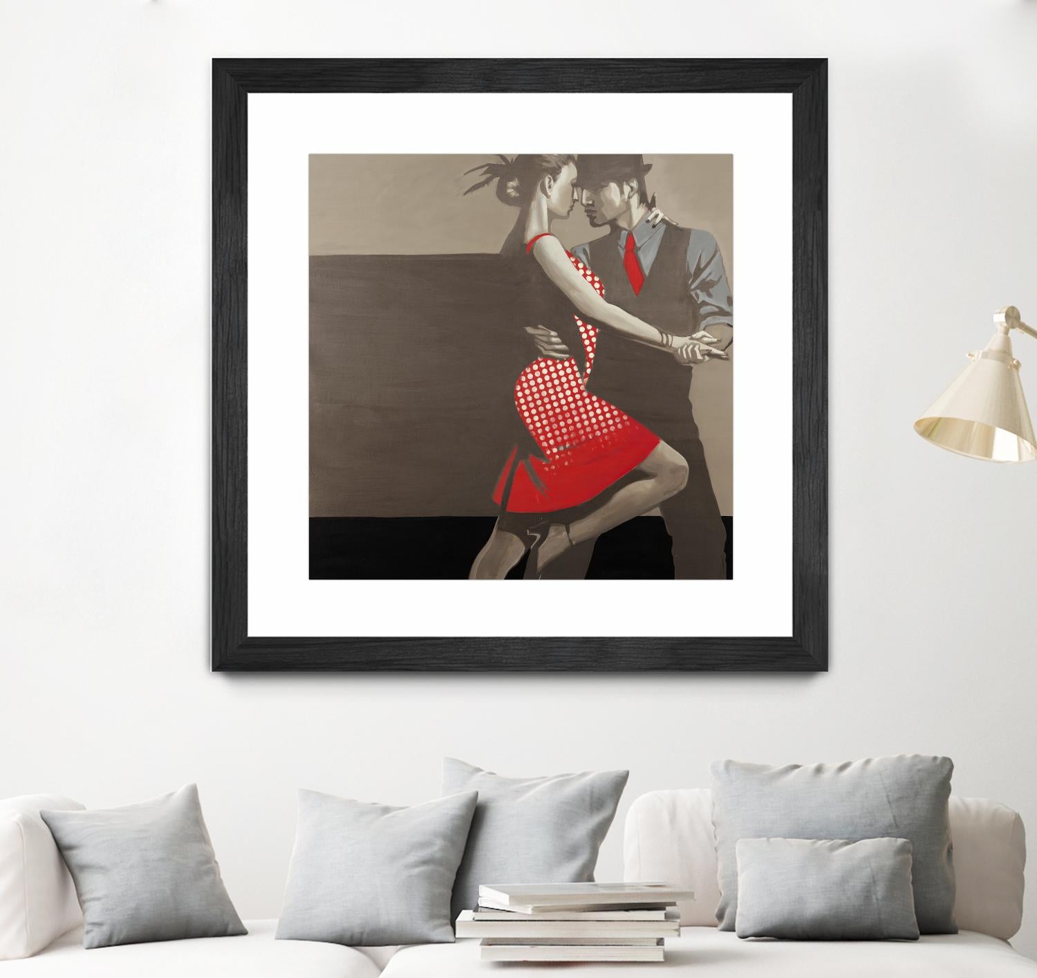 Last Tango by Liz Jardine on GIANT ART - grey men and women