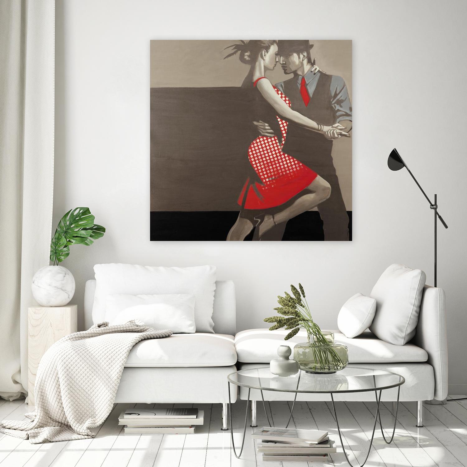 Last Tango by Liz Jardine on GIANT ART - grey men and women