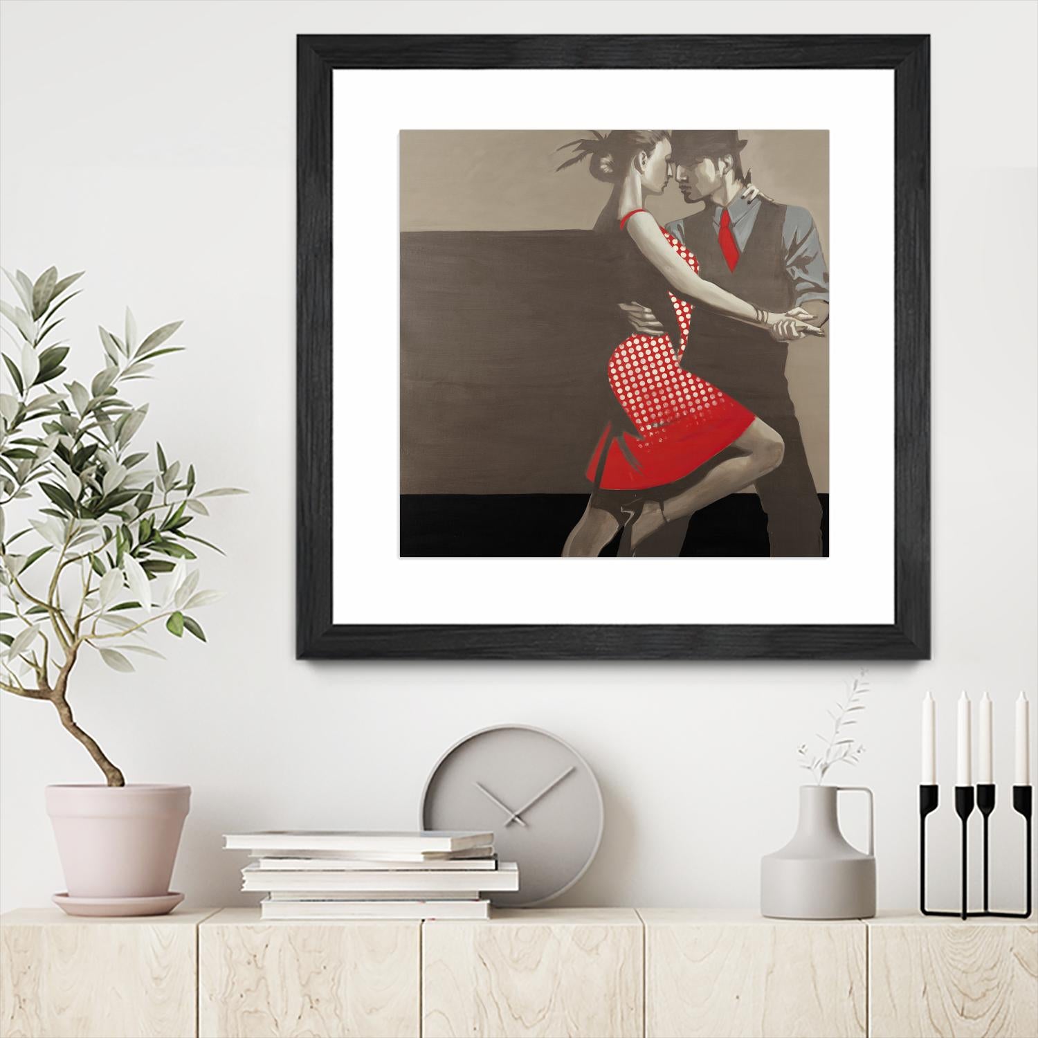 Last Tango by Liz Jardine on GIANT ART - grey men and women