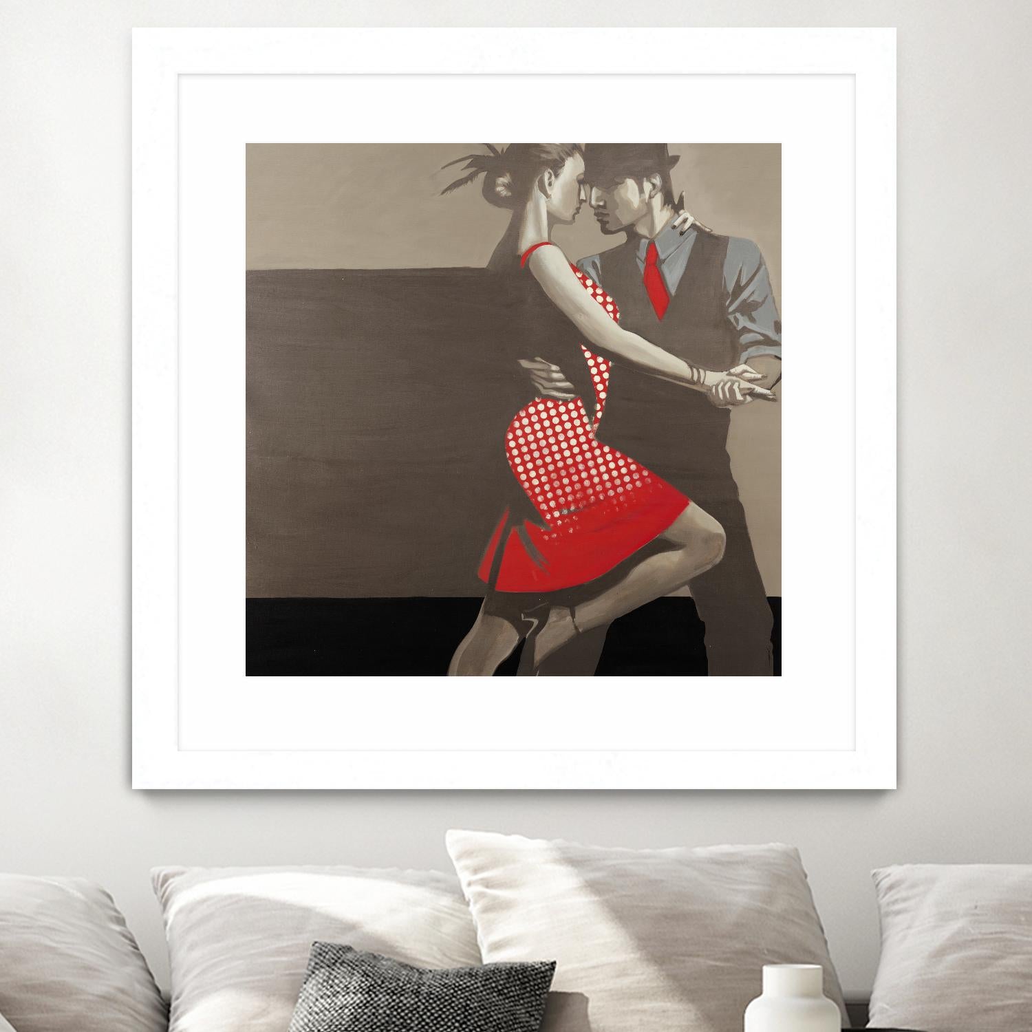 Last Tango by Liz Jardine on GIANT ART - grey men and women