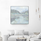 Peaceful Space by Liz Jardine on GIANT ART - organic greens tropical & coastal, landscape