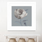 FLORAL SYMPOSIUM I by JUIANNE MARCOUX on GIANT ART - blue floral floral