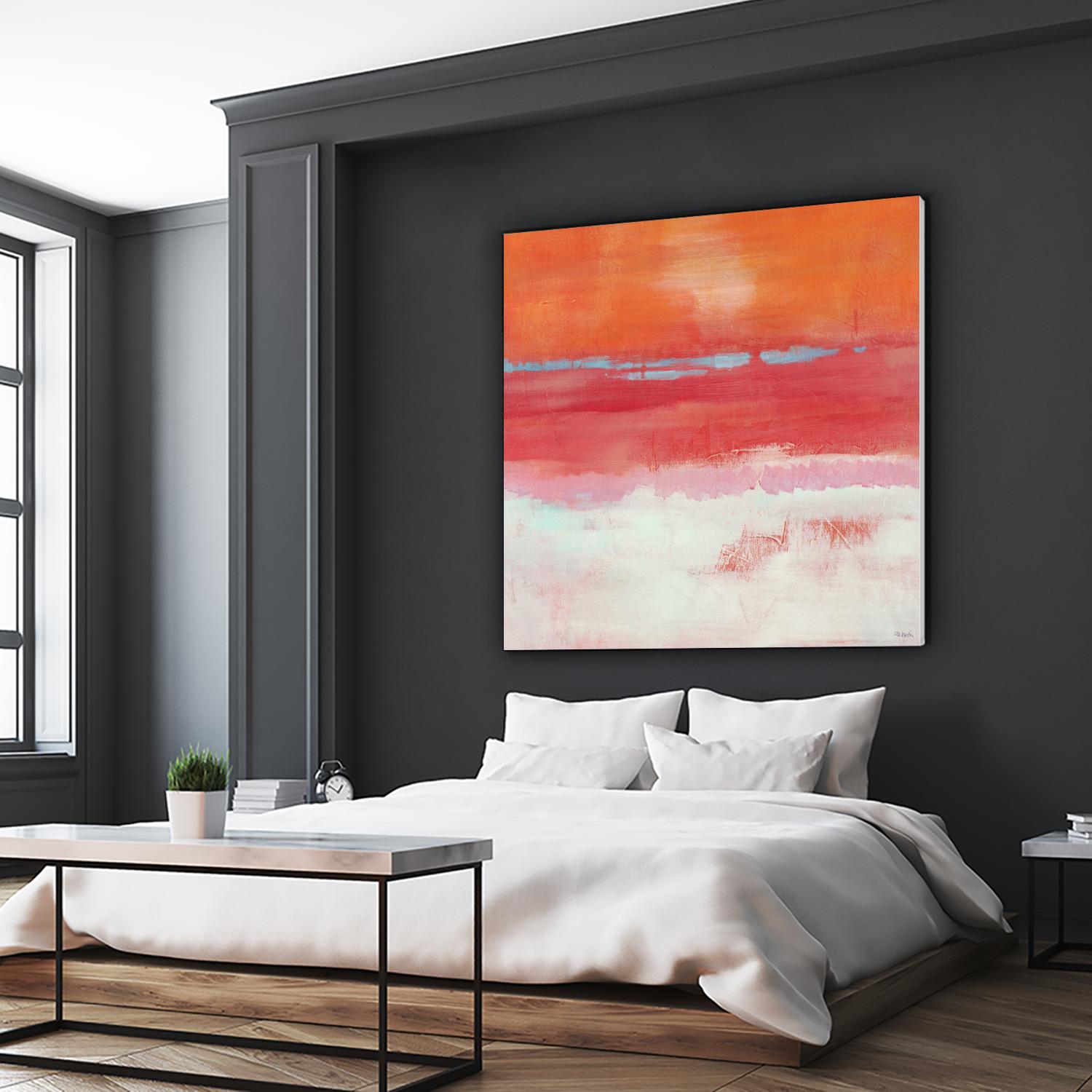 Persimmon Jump I by Jill Martin on GIANT ART - orange abstract