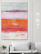 Persimmon Jump by Jill Martin on GIANT ART - orange abstract