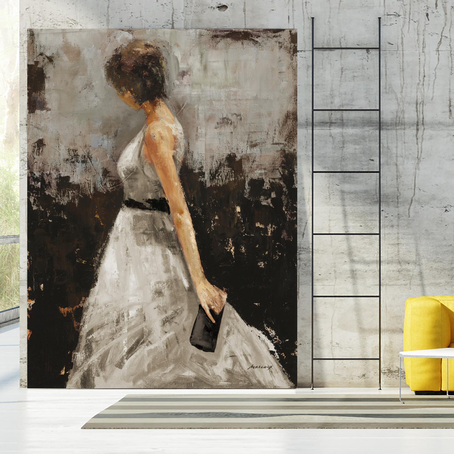 Contemplation by Julianne Marcoux on GIANT ART - brown figurative