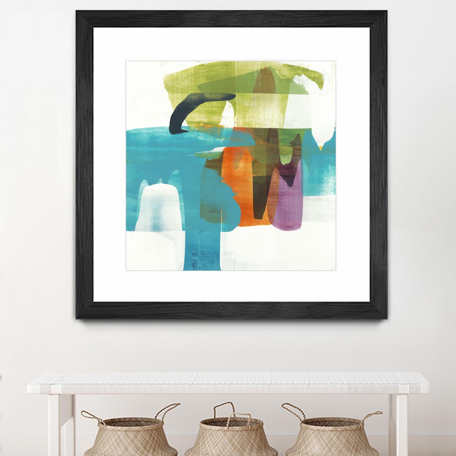 Vibrant Spirit II by Alridge on GIANT ART - greens, blues abstract