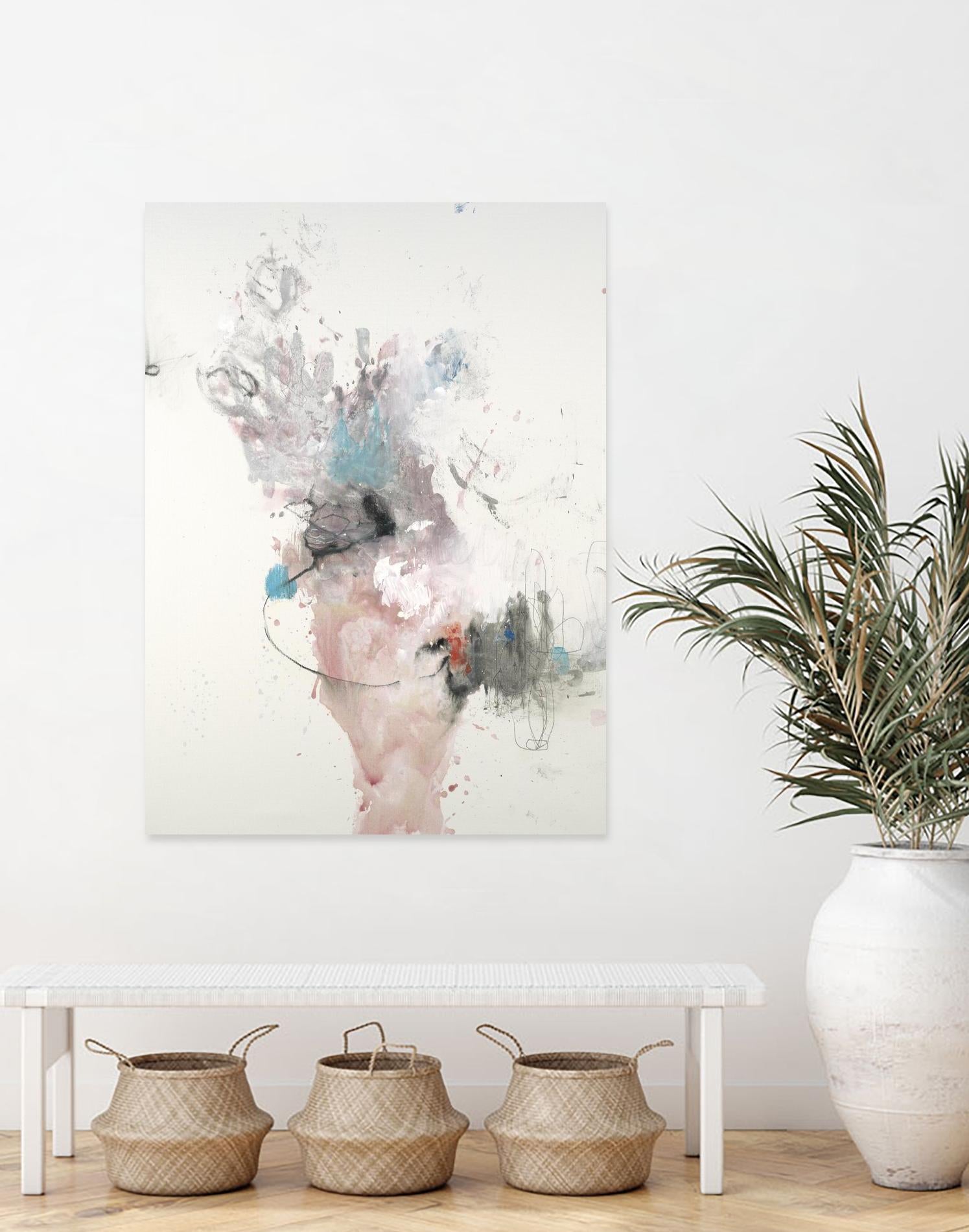 Declaration by L. Baines on GIANT ART - grey abstract