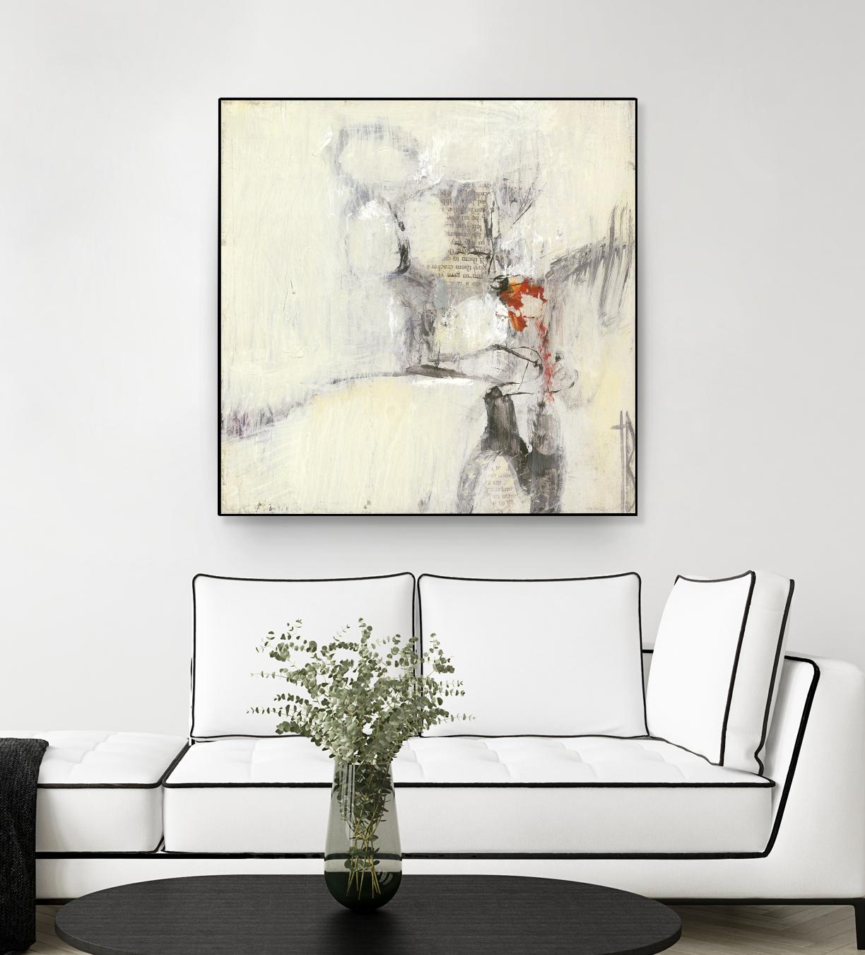 Short Stories I by Terri Burris on GIANT ART - whites & creams abstract