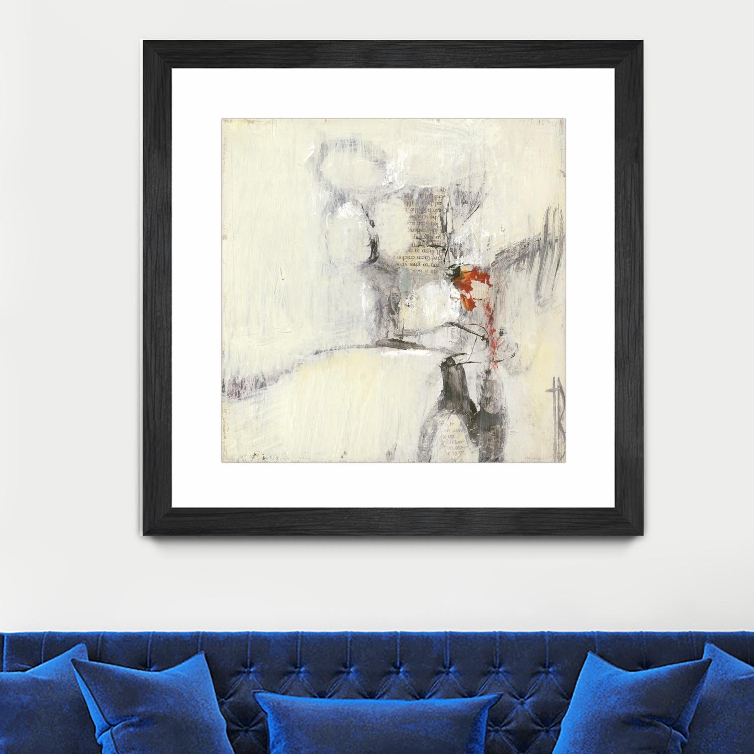 Short Stories I by Terri Burris on GIANT ART - whites & creams abstract