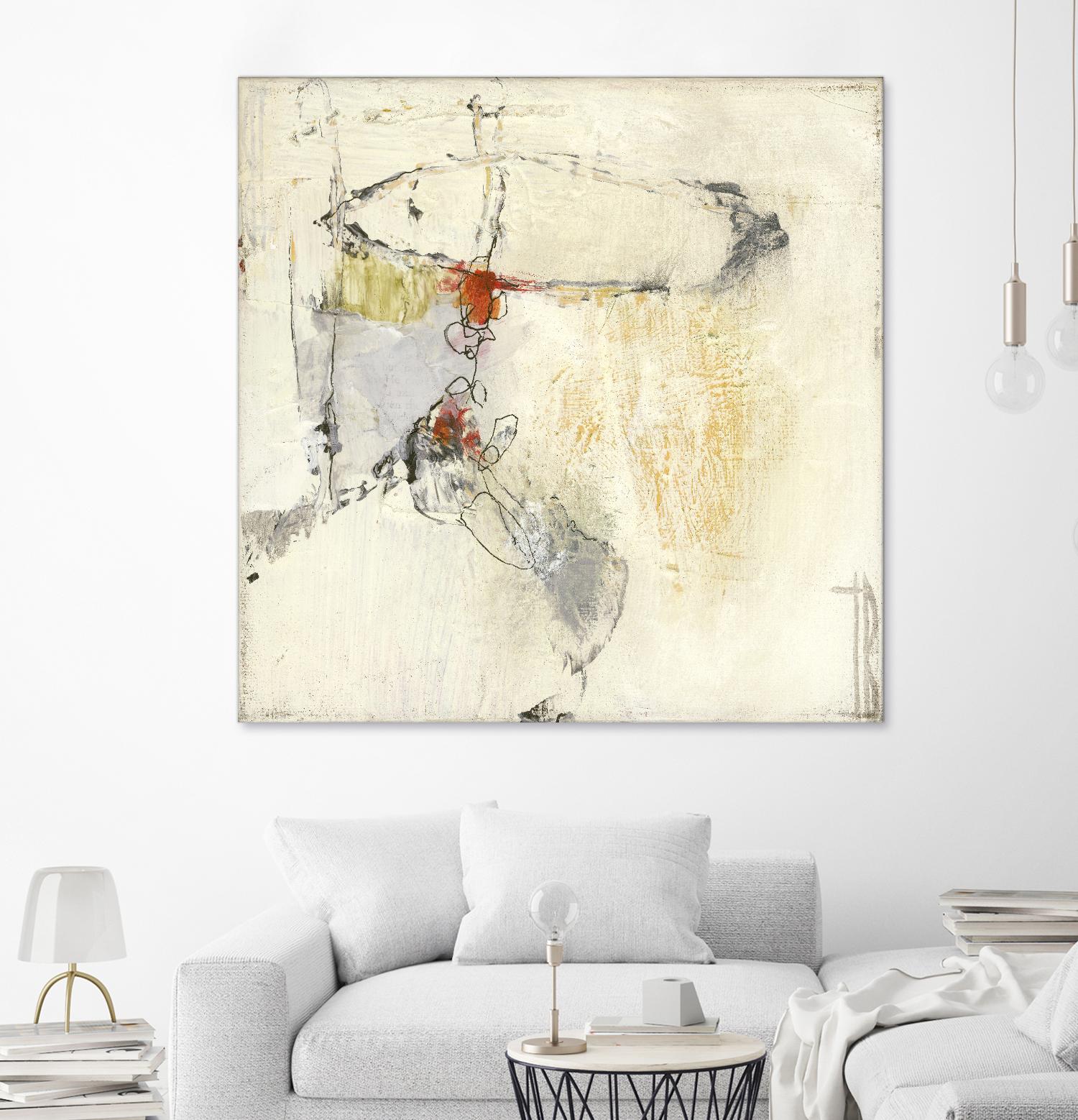 Short Stories II by Terri Burris on GIANT ART - whites & creams abstract