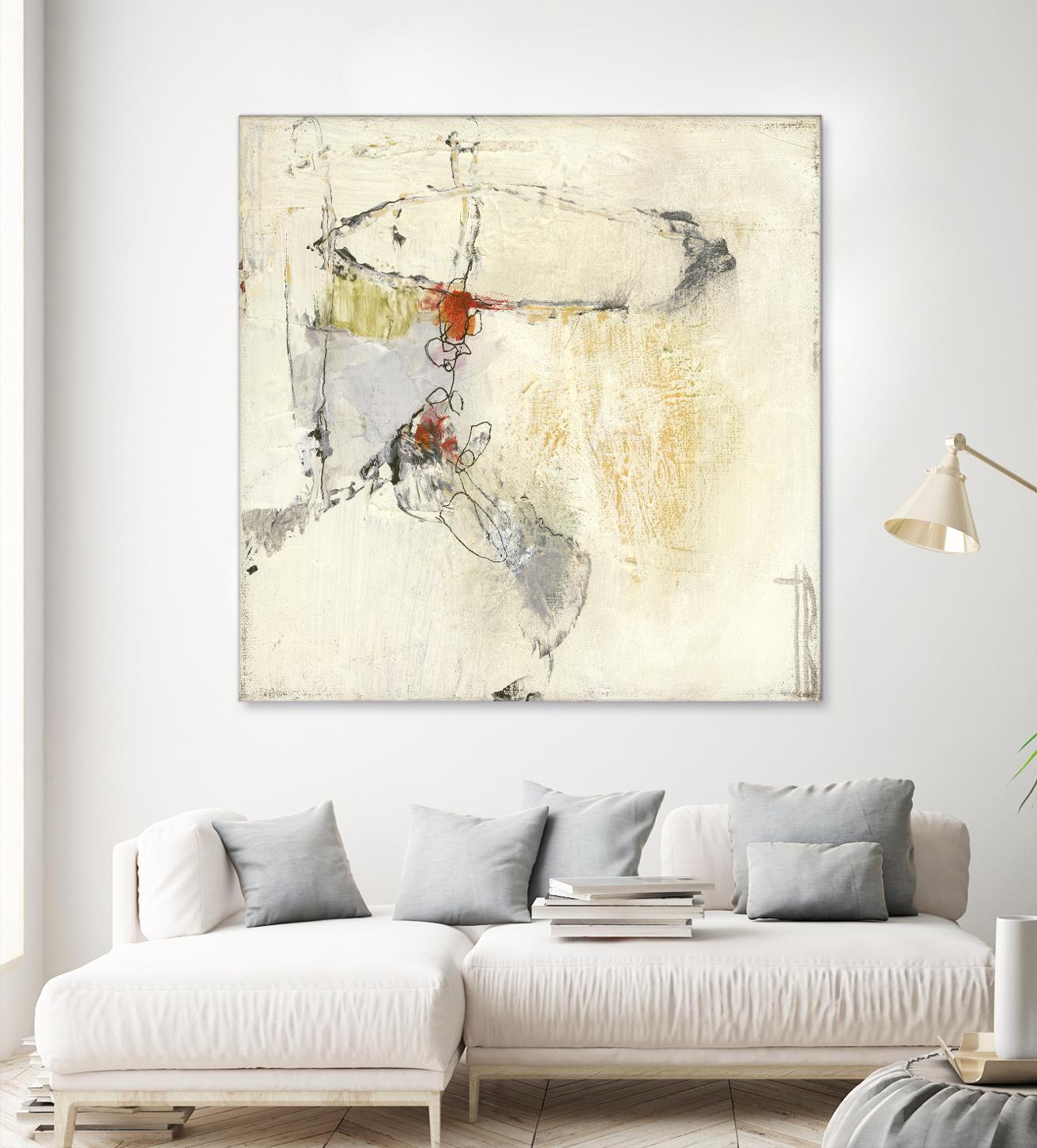 Short Stories II by Terri Burris on GIANT ART - whites & creams abstract