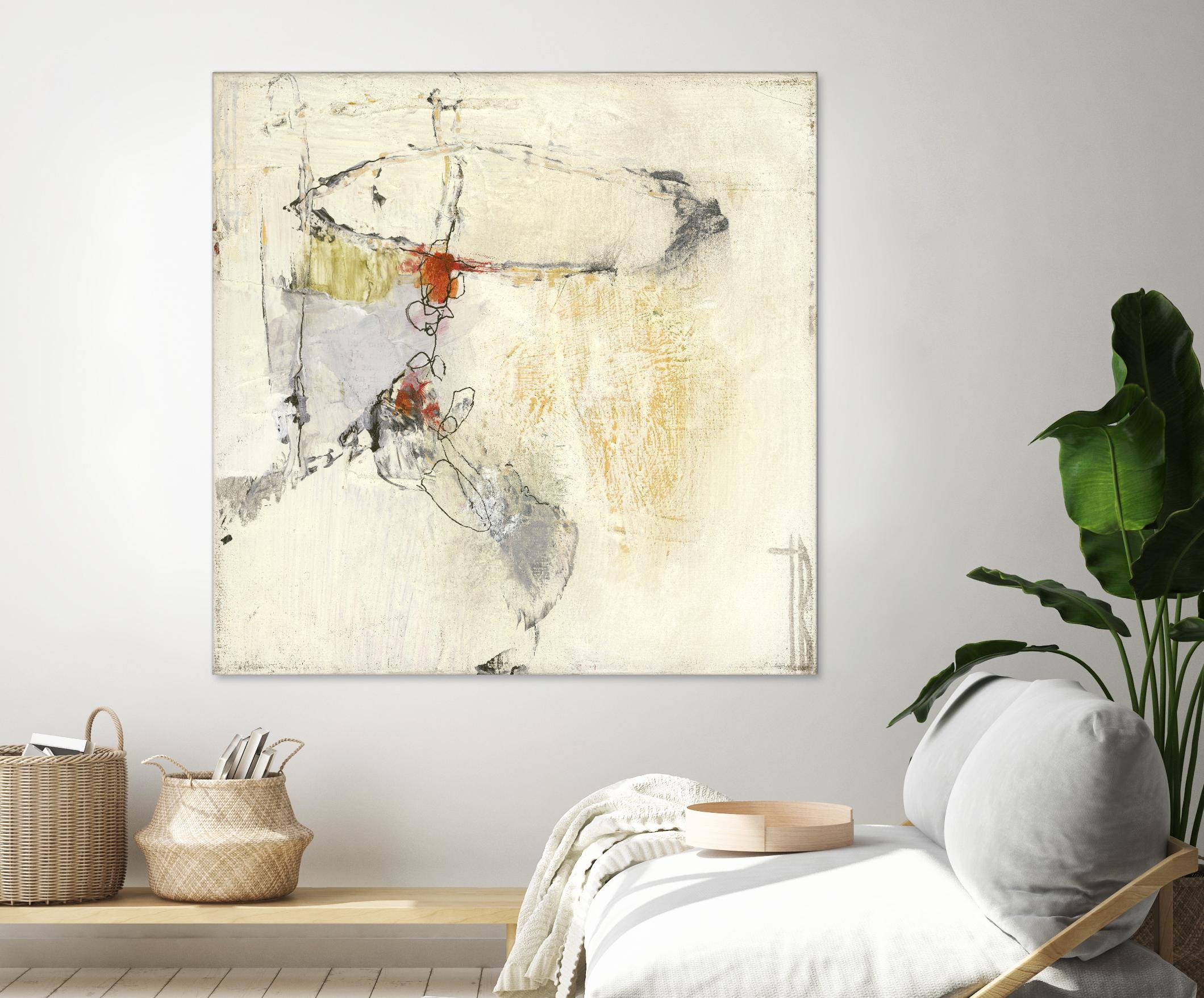 Short Stories II by Terri Burris on GIANT ART - whites & creams abstract