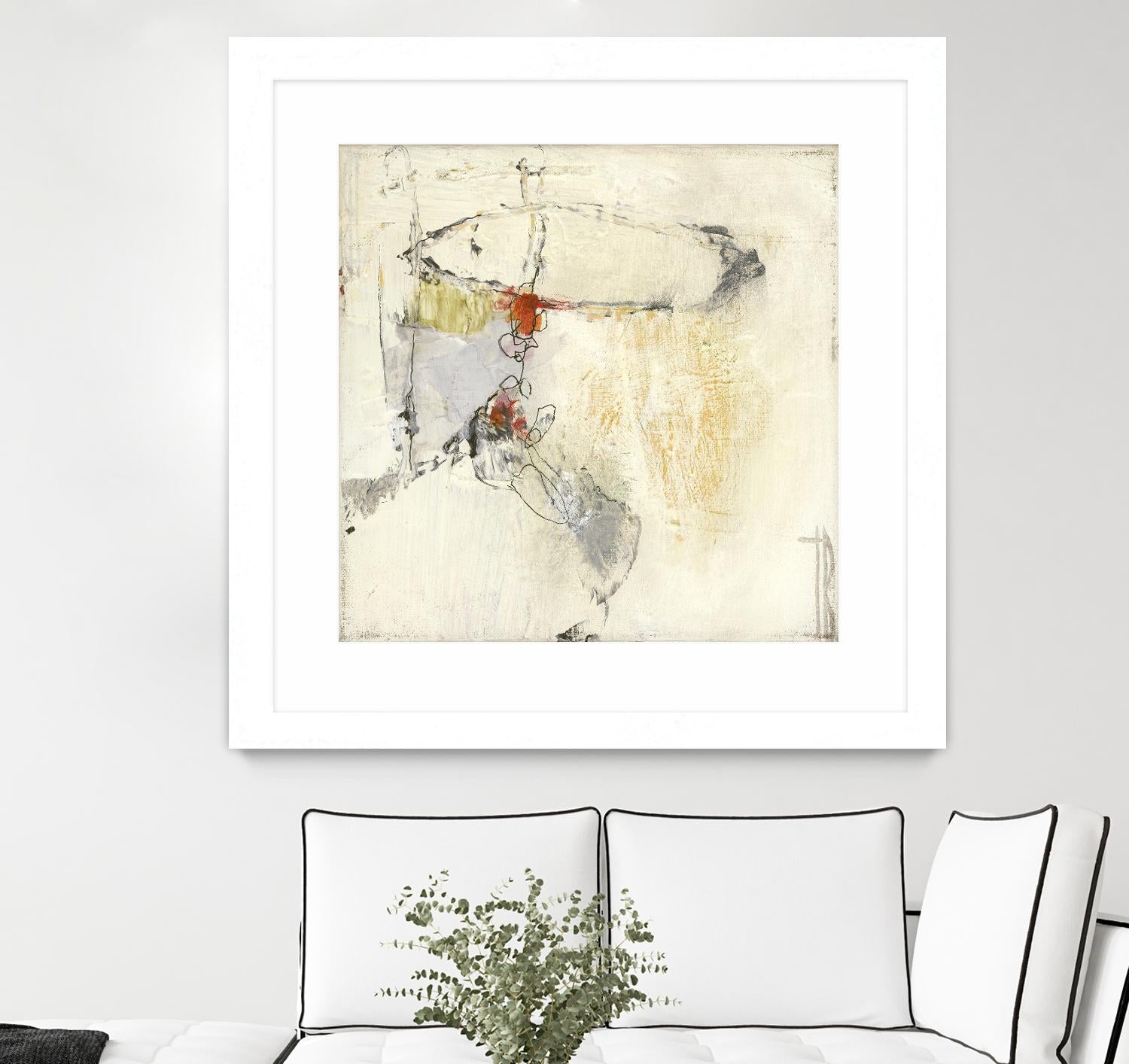 Short Stories II by Terri Burris on GIANT ART - whites & creams abstract