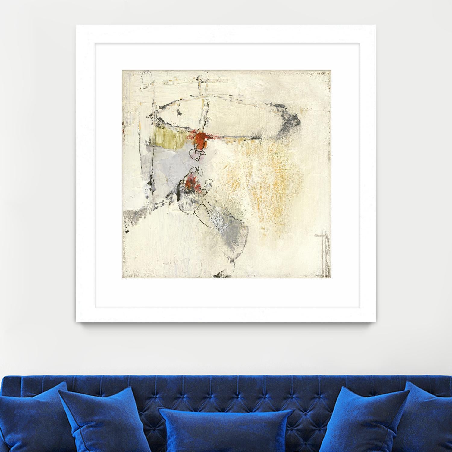 Short Stories II by Terri Burris on GIANT ART - whites & creams abstract