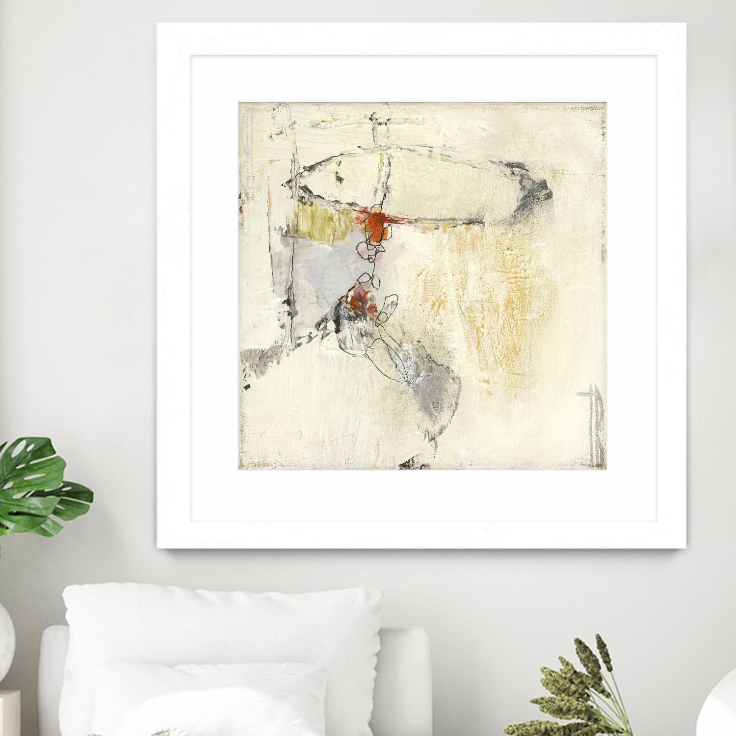 Short Stories II by Terri Burris on GIANT ART - whites & creams abstract