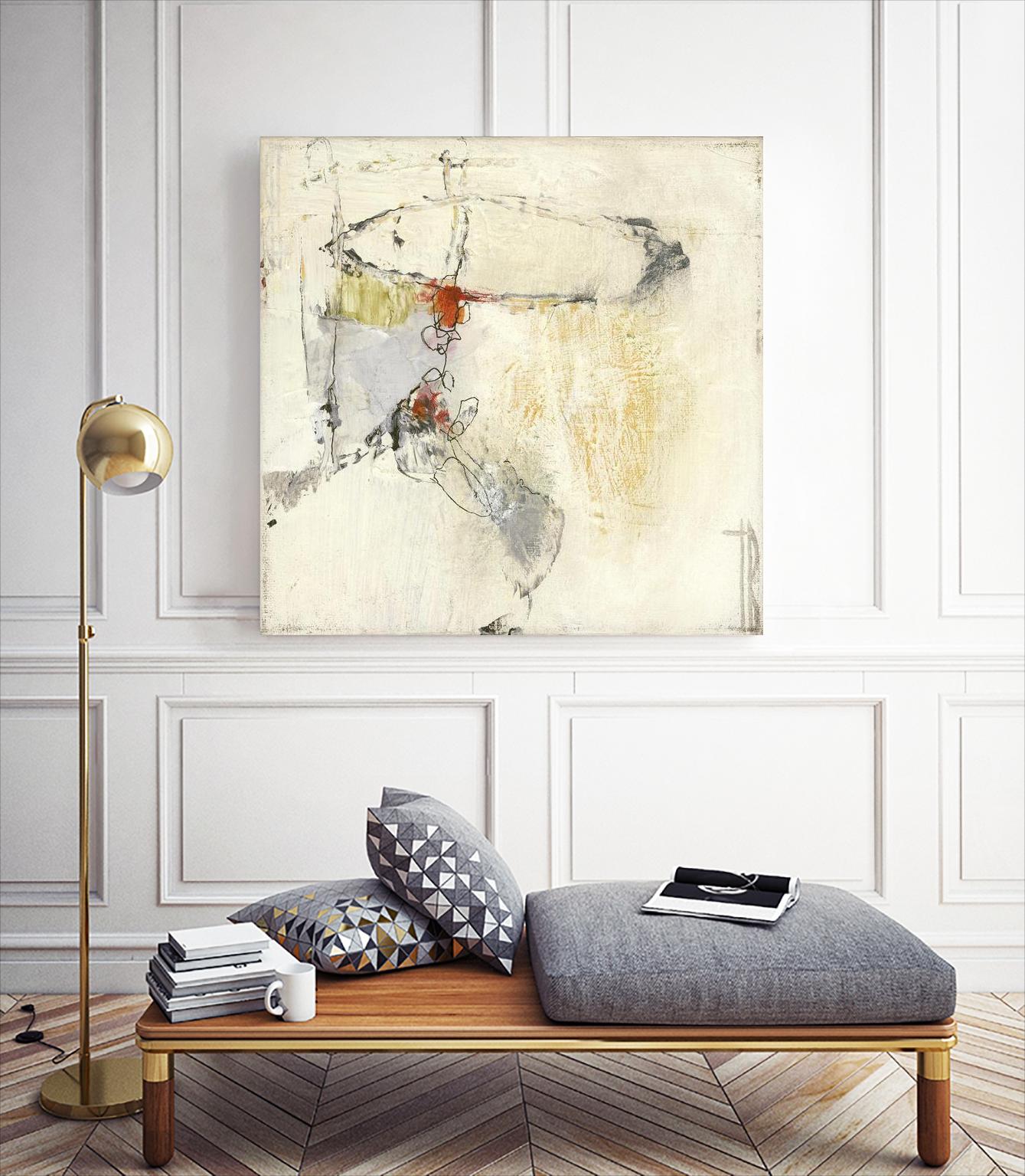 Short Stories II by Terri Burris on GIANT ART - whites & creams abstract