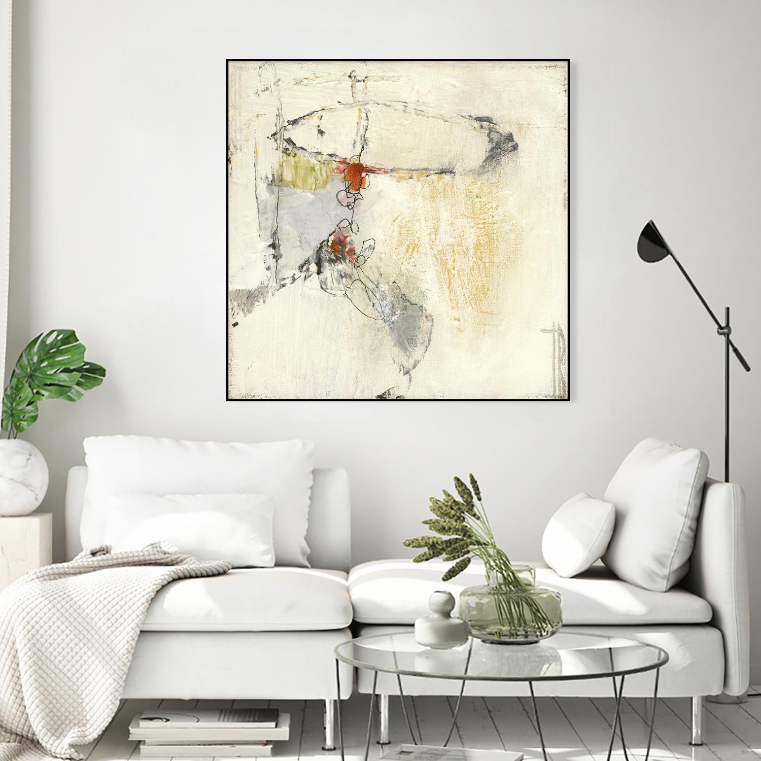 Short Stories II by Terri Burris on GIANT ART - whites & creams abstract