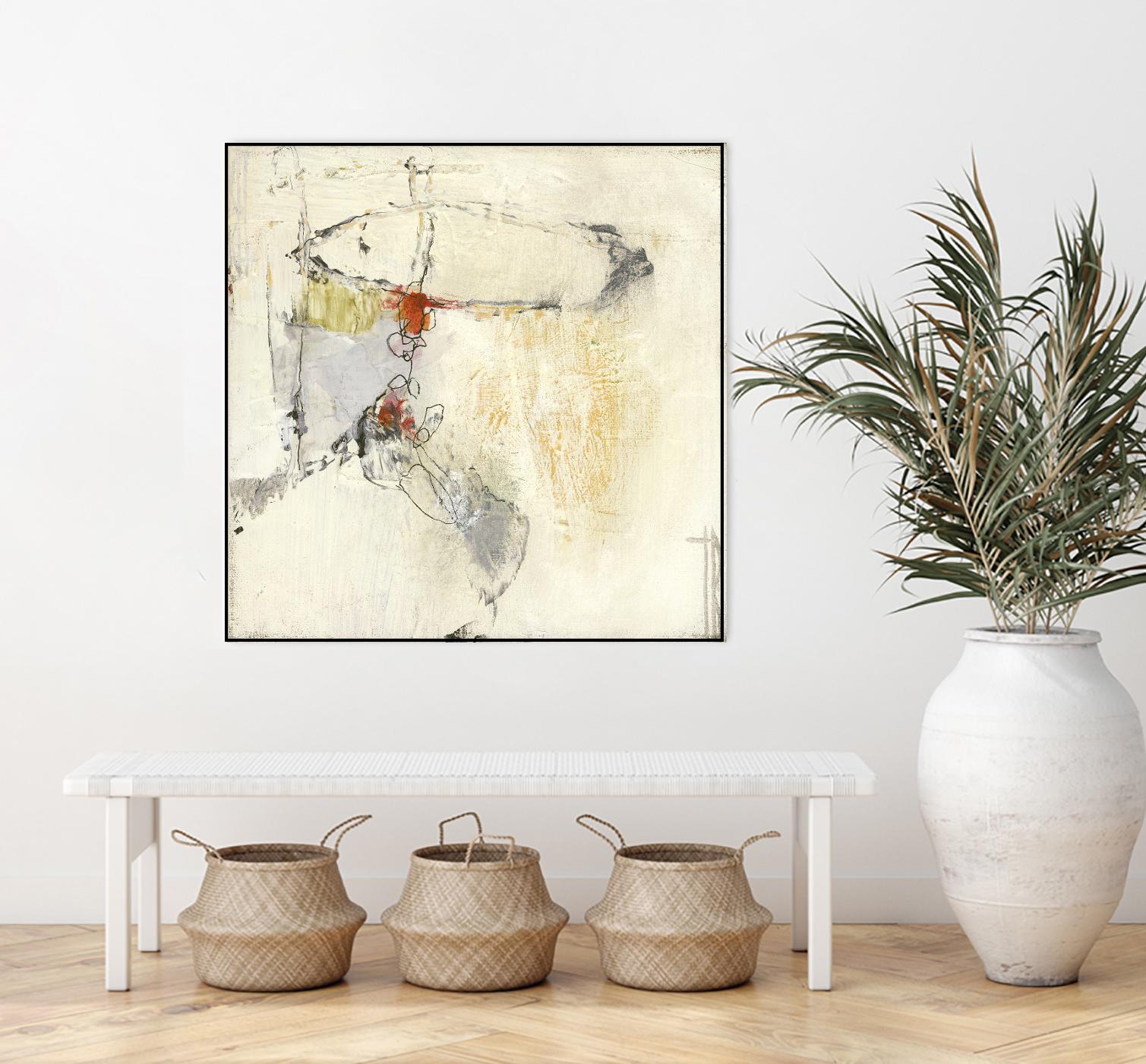 Short Stories II by Terri Burris on GIANT ART - whites & creams abstract