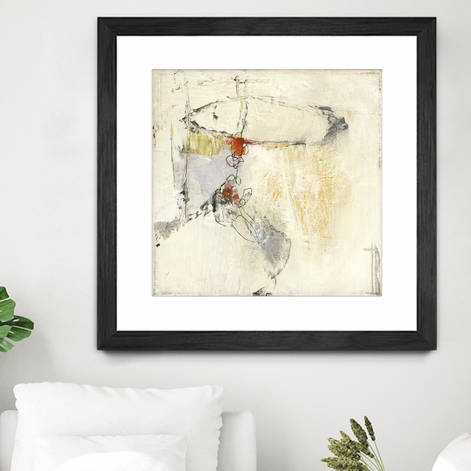 Short Stories II by Terri Burris on GIANT ART - whites & creams abstract