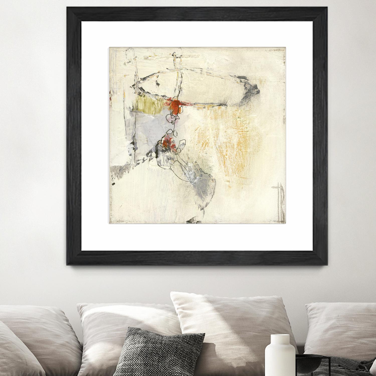 Short Stories II by Terri Burris on GIANT ART - whites & creams abstract