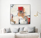 Bay Bridge I by Terri Burris on GIANT ART - reds abstract