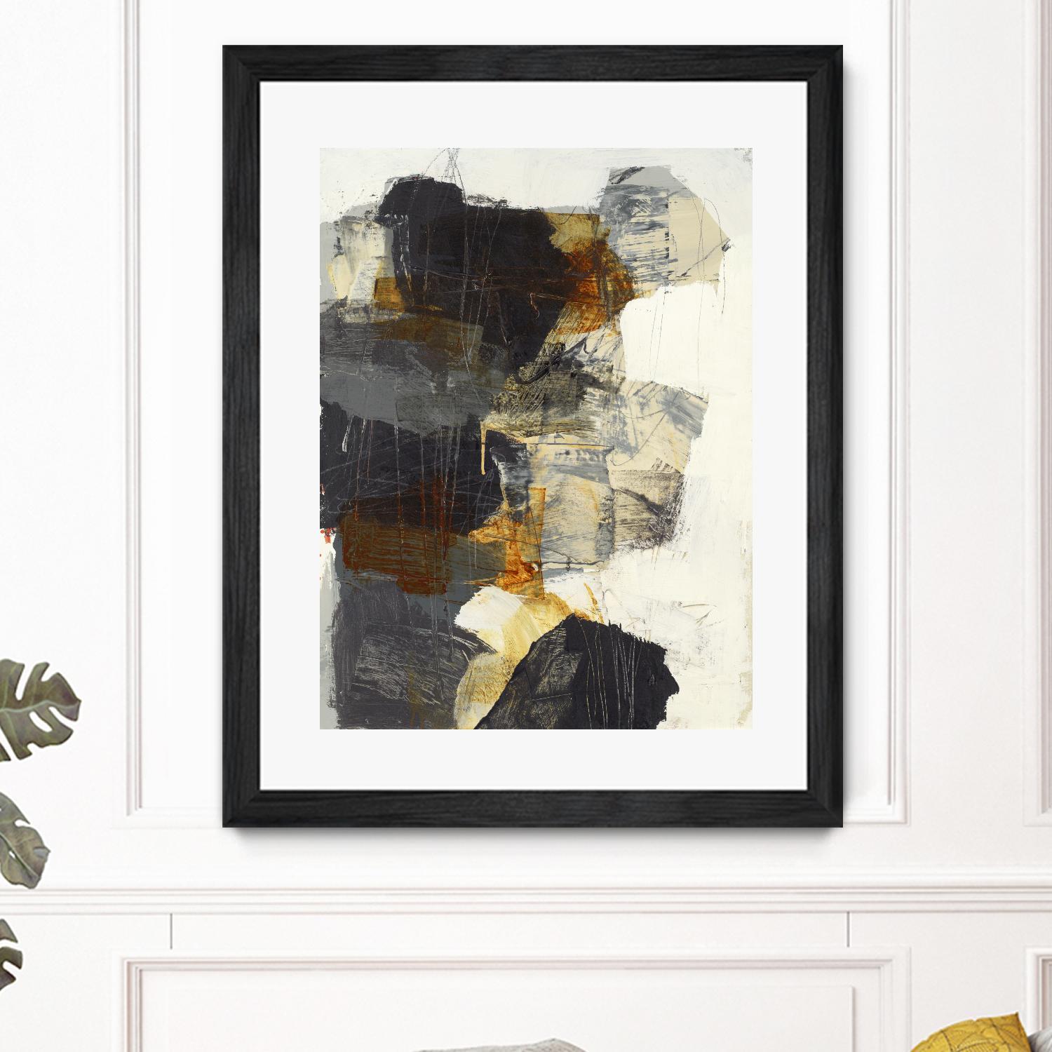 Monochrome Manta III by Brent Foreman on GIANT ART - grays abstract