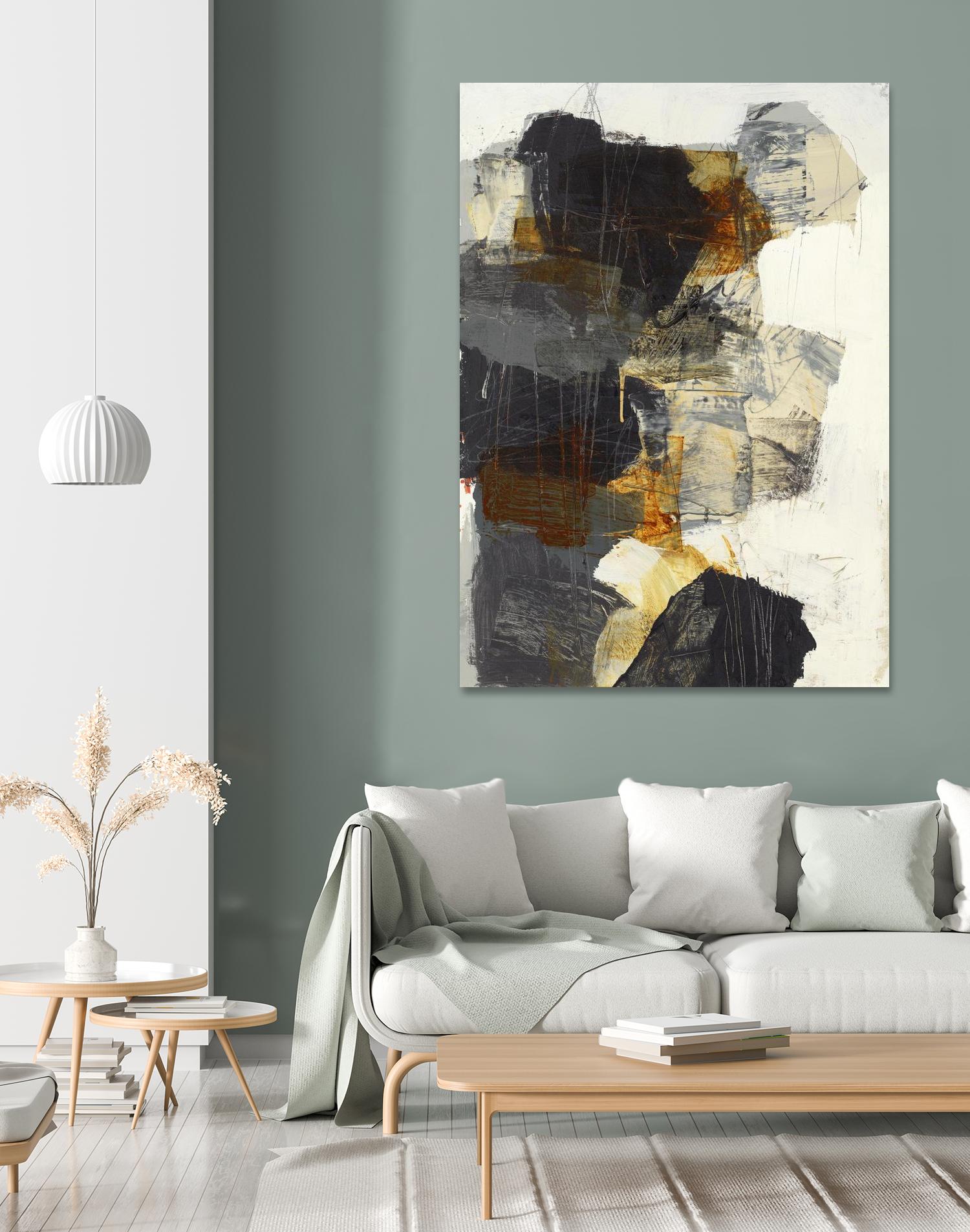 Monochrome Manta III by Brent Foreman on GIANT ART - grays abstract