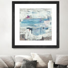 Continue The Narrative by Brent Foreman on GIANT ART - whites & creams abstract blue