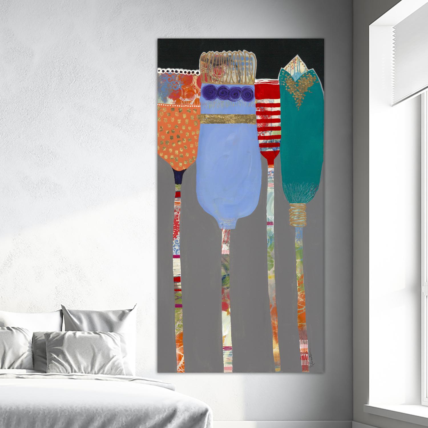 Tall Tulips by Ruth Fromstein on GIANT ART - abstracted florals