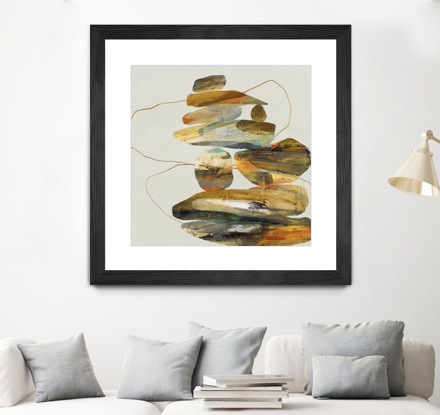 Standing Tall by Ruth Fromstein on GIANT ART - oranges organic shapes