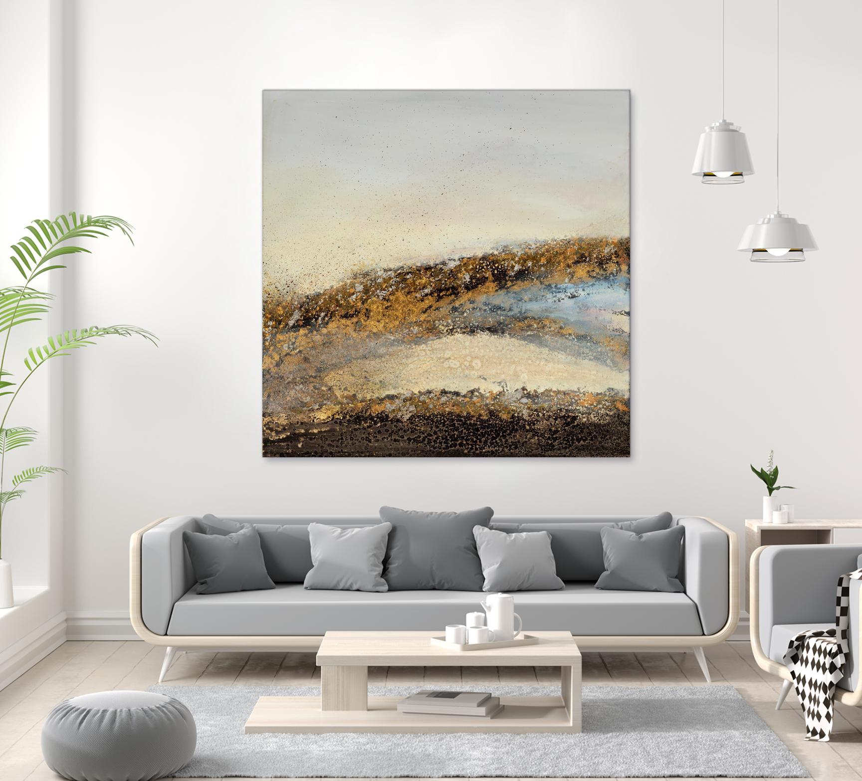Off Road Adventure by Ruth Fromstein on GIANT ART - metallics abstract landscape abstract landscapes
