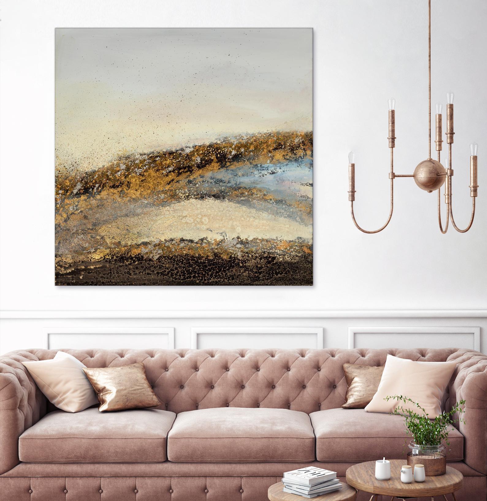 Off Road Adventure by Ruth Fromstein on GIANT ART - metallics abstract landscape abstract landscapes