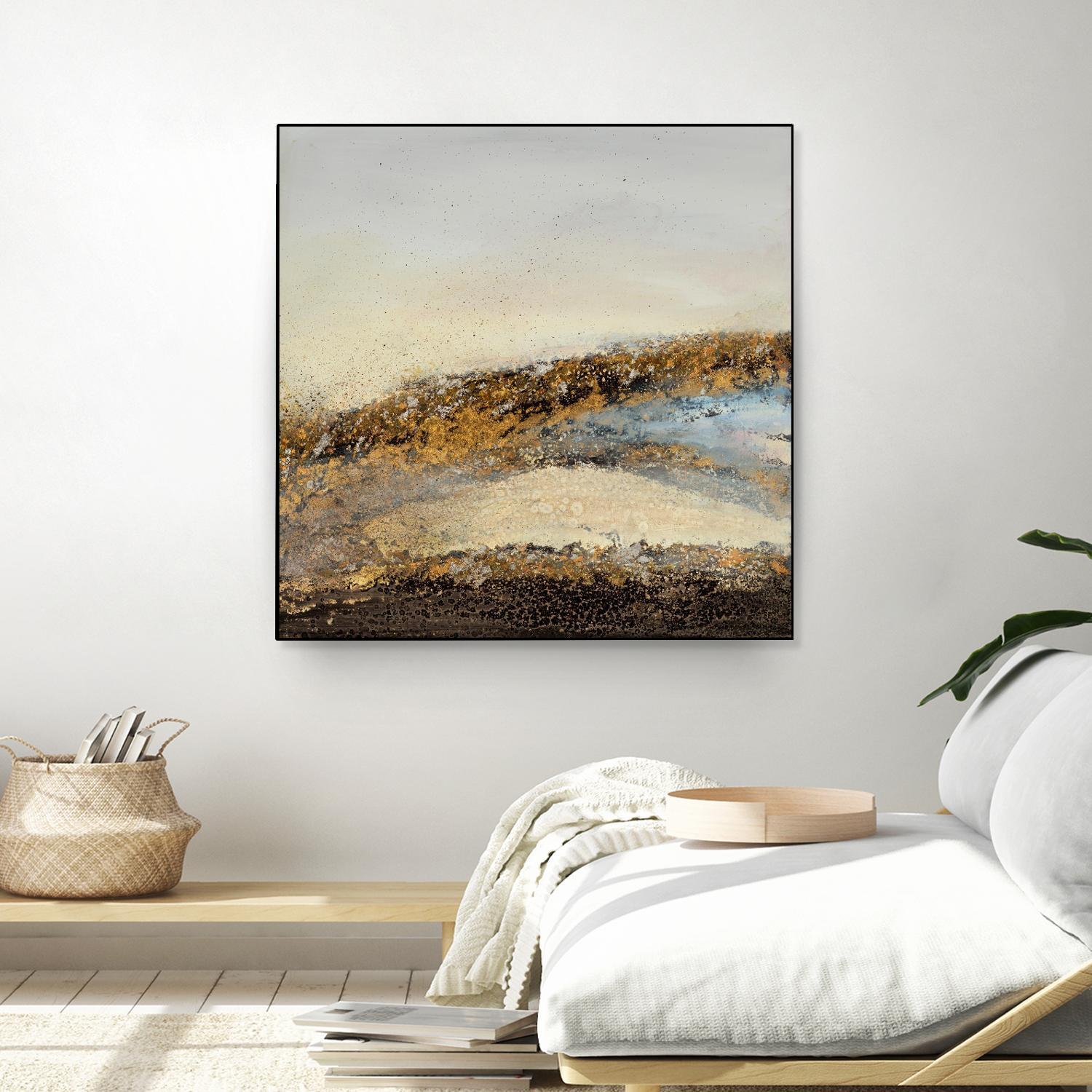 Off Road Adventure by Ruth Fromstein on GIANT ART - metallics abstract landscape abstract landscapes