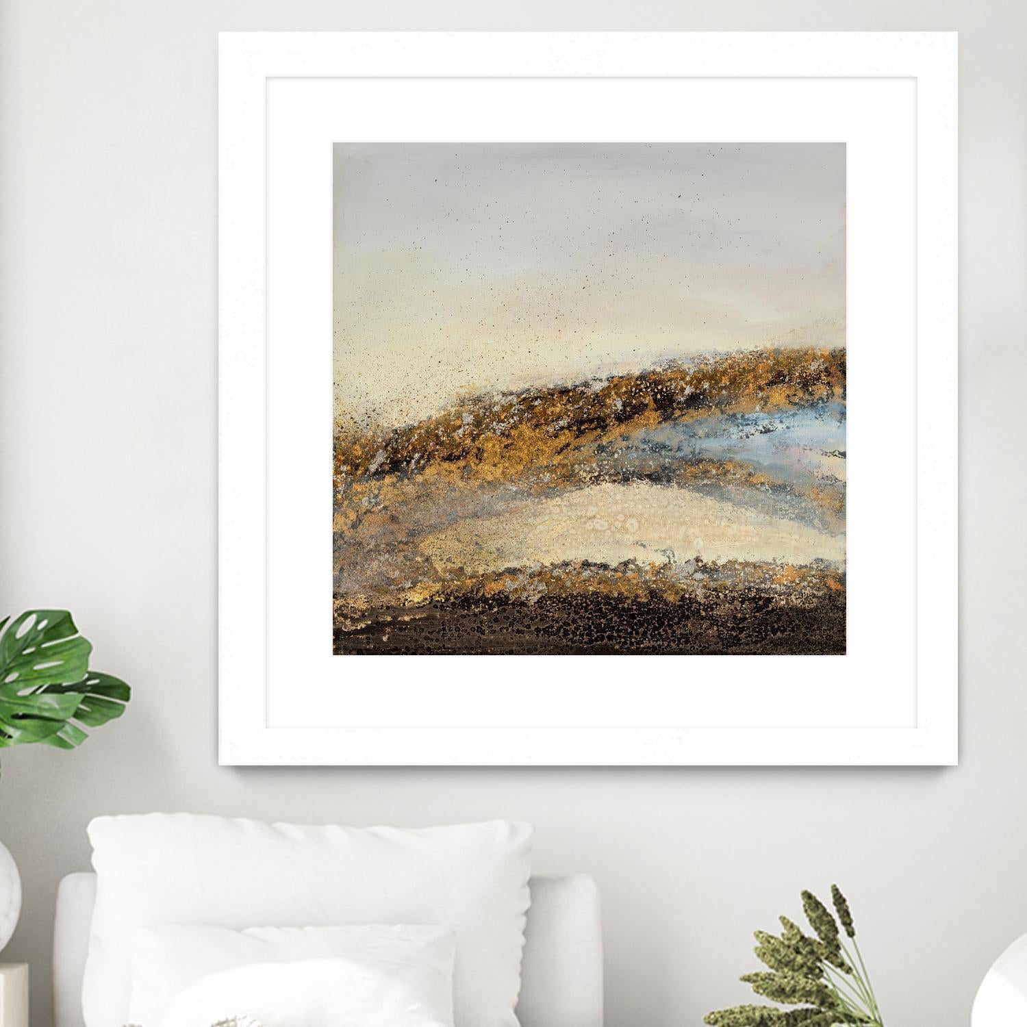 Off Road Adventure by Ruth Fromstein on GIANT ART - metallics abstract landscape abstract landscapes