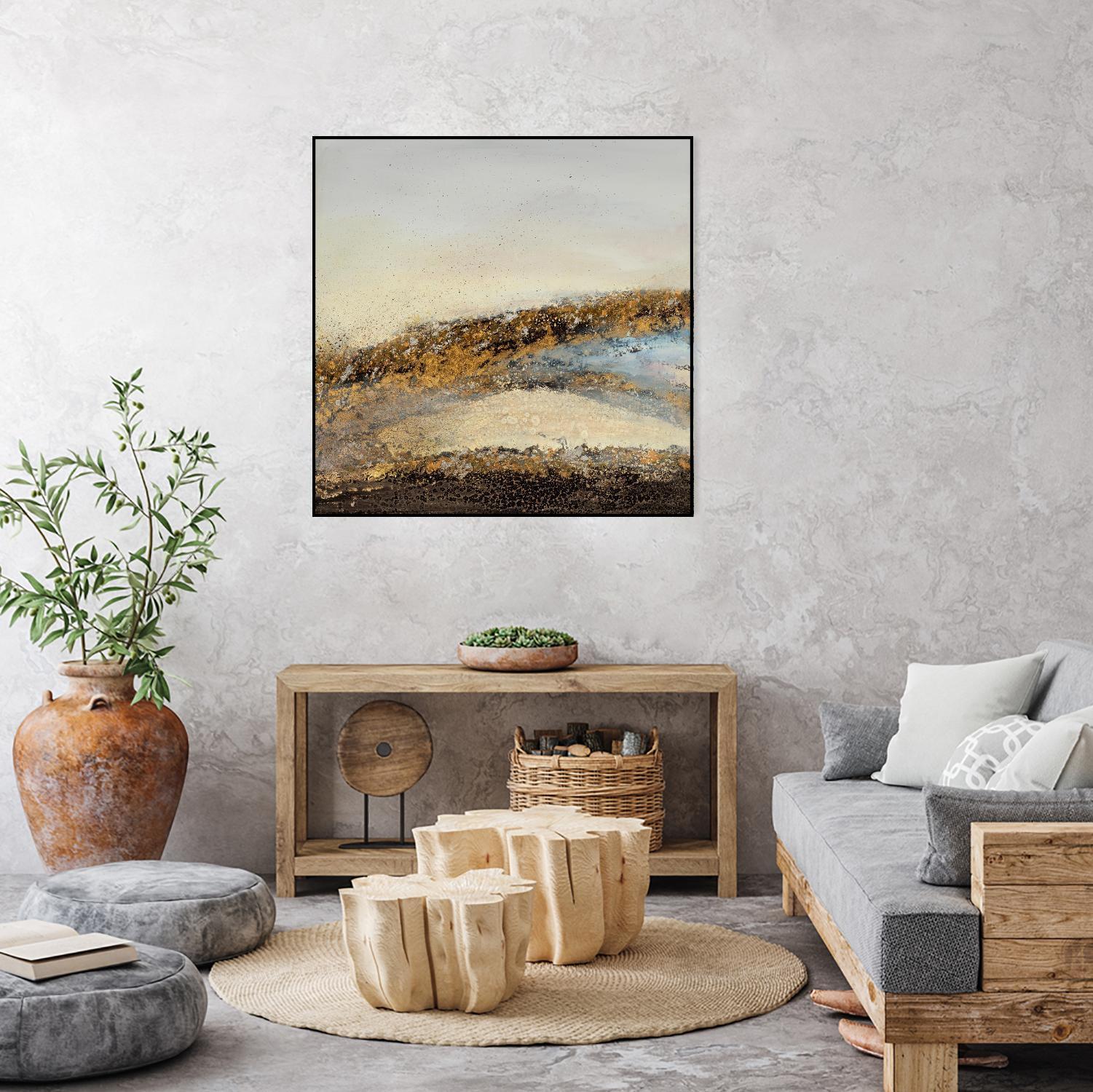 Off Road Adventure by Ruth Fromstein on GIANT ART - metallics abstract landscape abstract landscapes