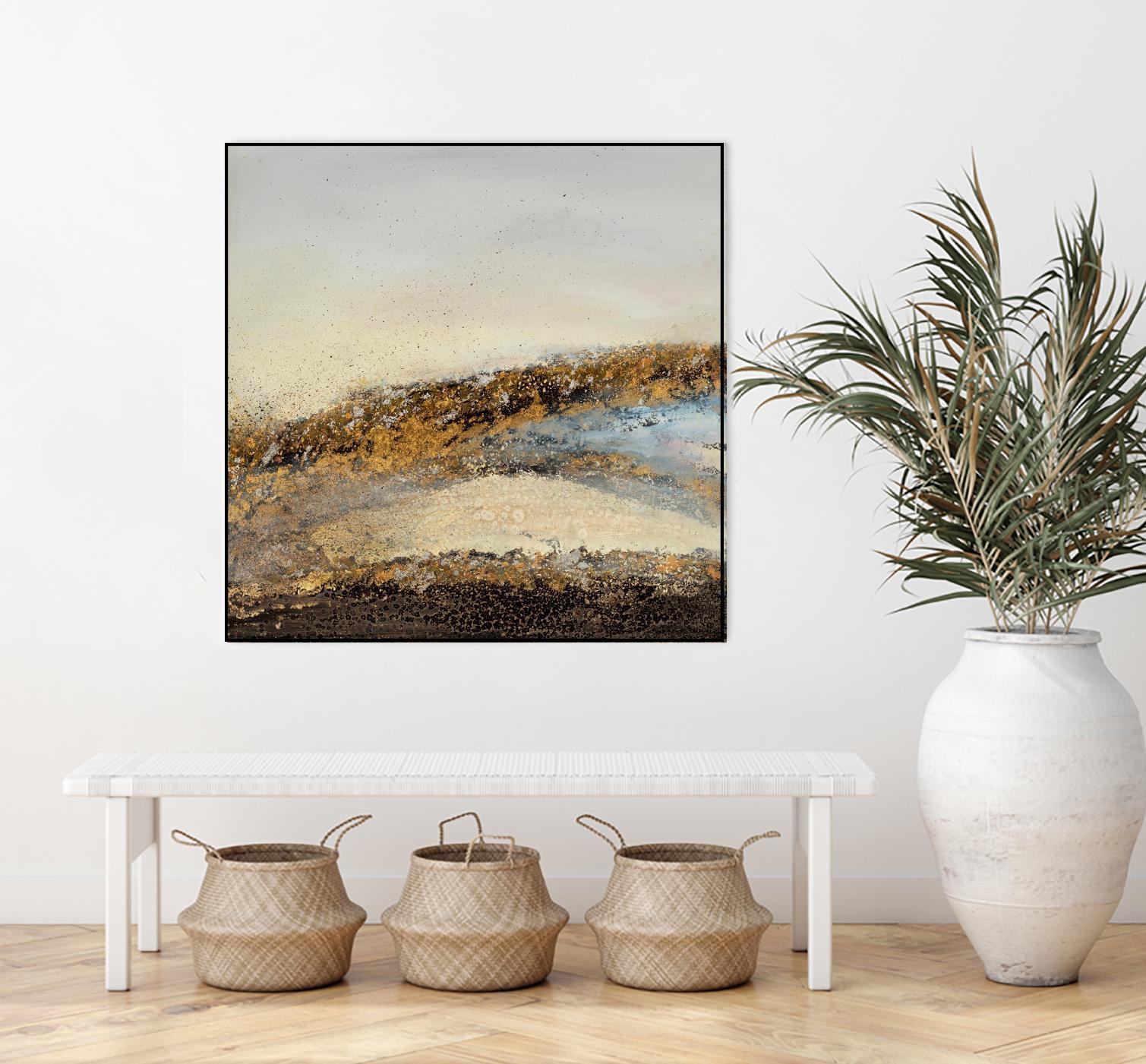 Off Road Adventure by Ruth Fromstein on GIANT ART - metallics abstract landscape abstract landscapes