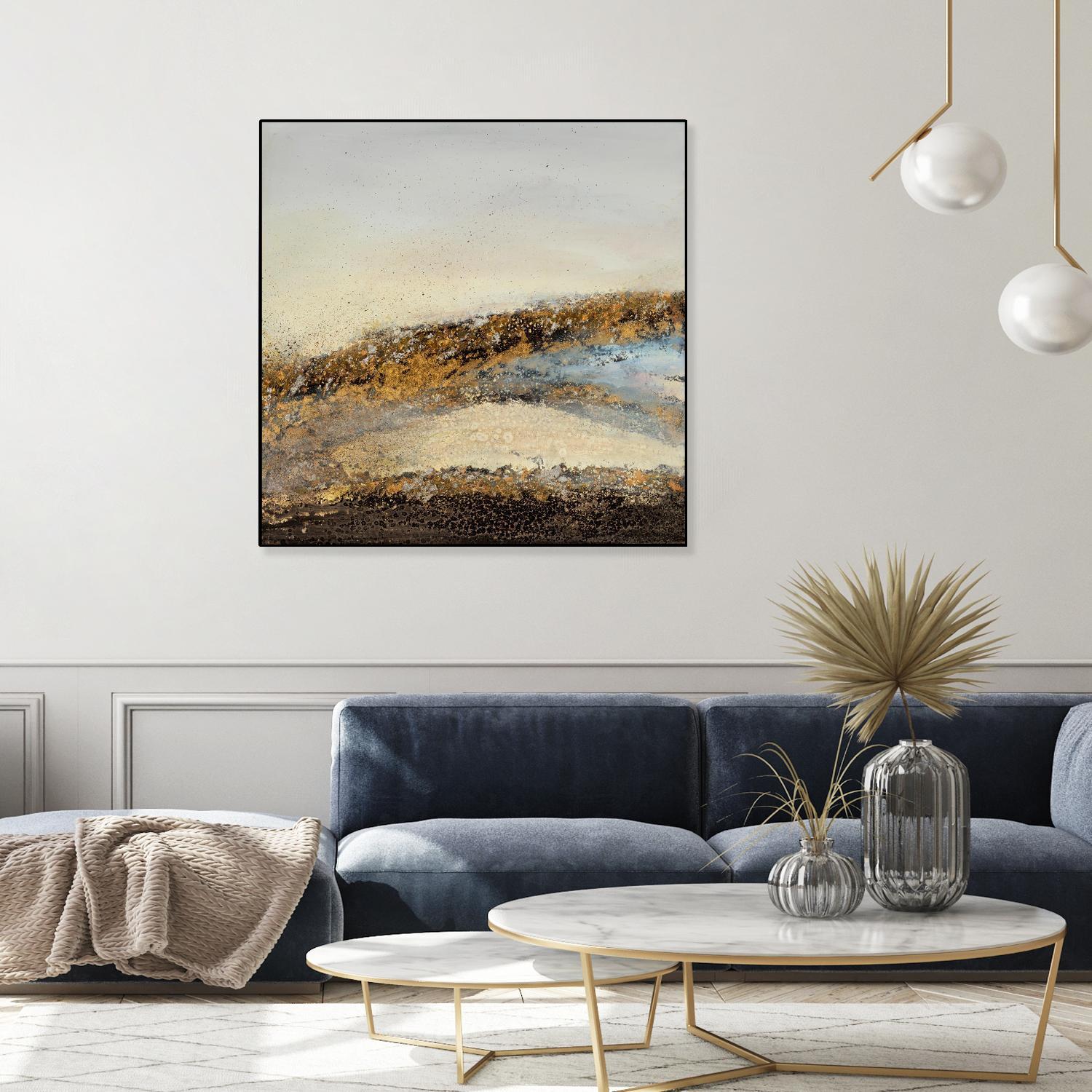 Off Road Adventure by Ruth Fromstein on GIANT ART - metallics abstract landscape abstract landscapes