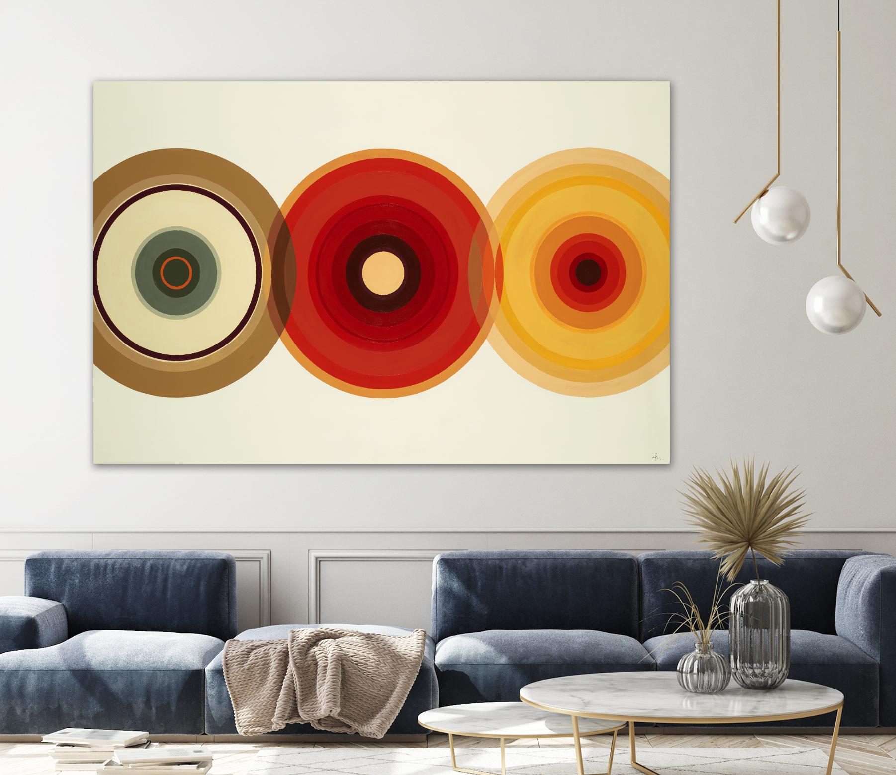 Color Test 6 by KC Haxton on GIANT ART - yellow abstract