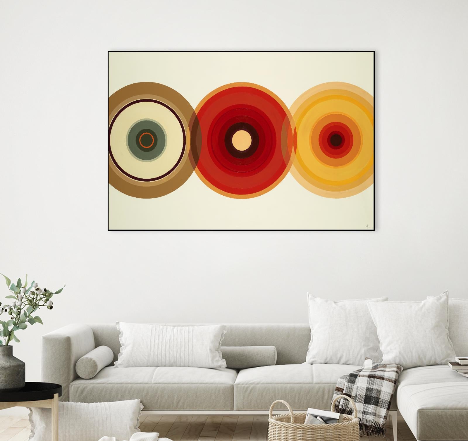 Color Test 6 by KC Haxton on GIANT ART - yellow abstract