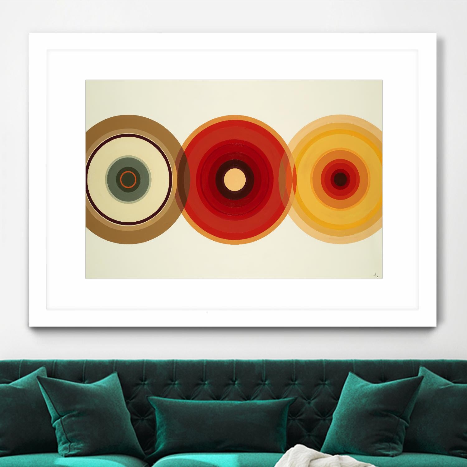 Color Test 6 by KC Haxton on GIANT ART - yellow abstract