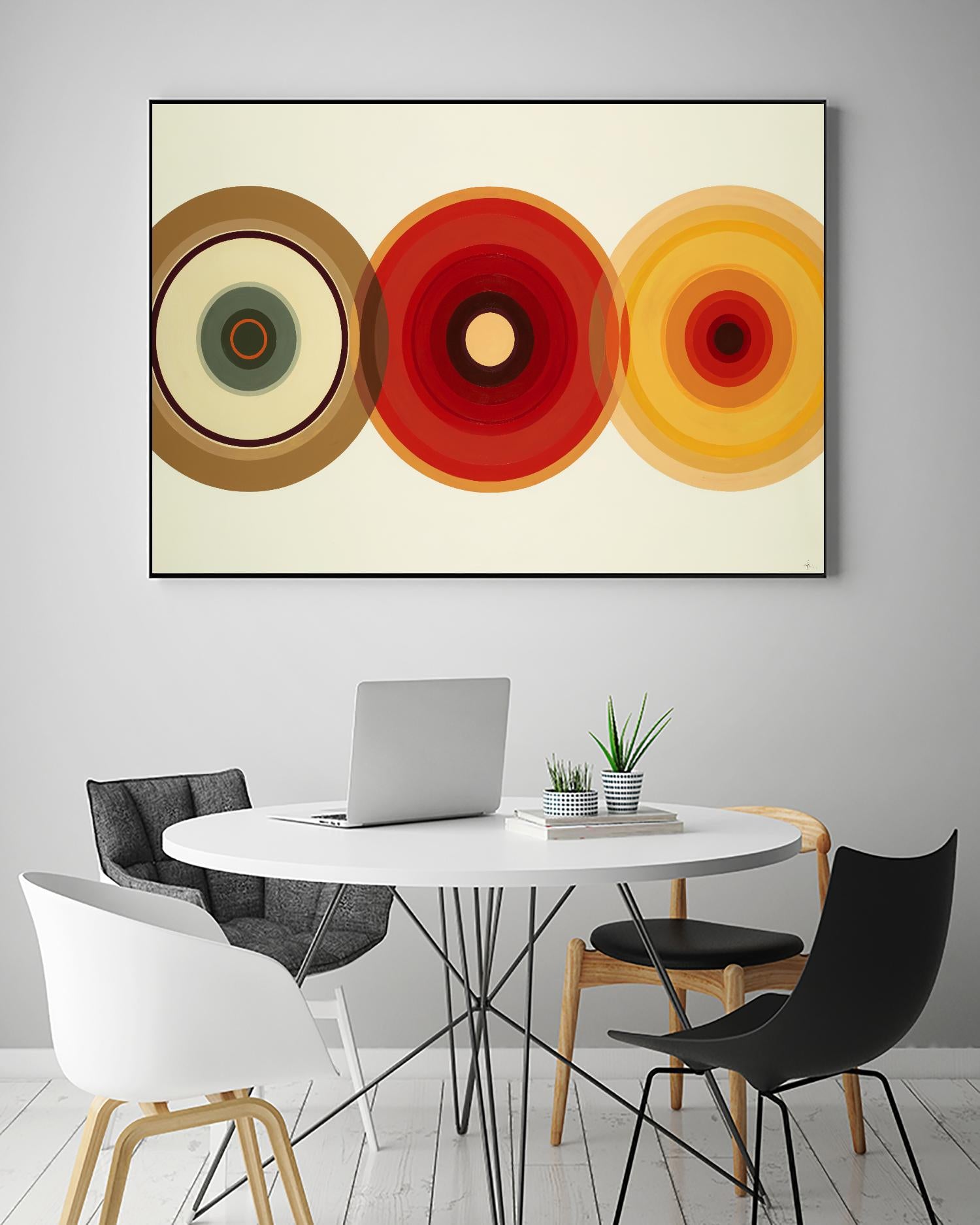 Color Test 6 by KC Haxton on GIANT ART - yellow abstract