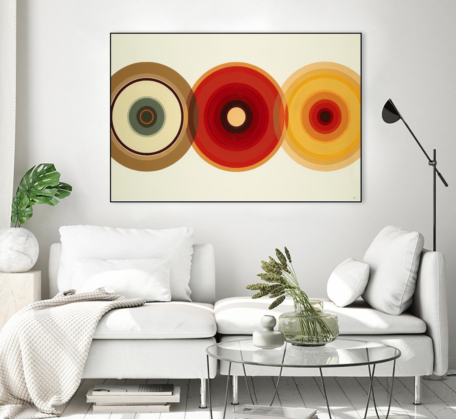 Color Test 6 by KC Haxton on GIANT ART - yellow abstract