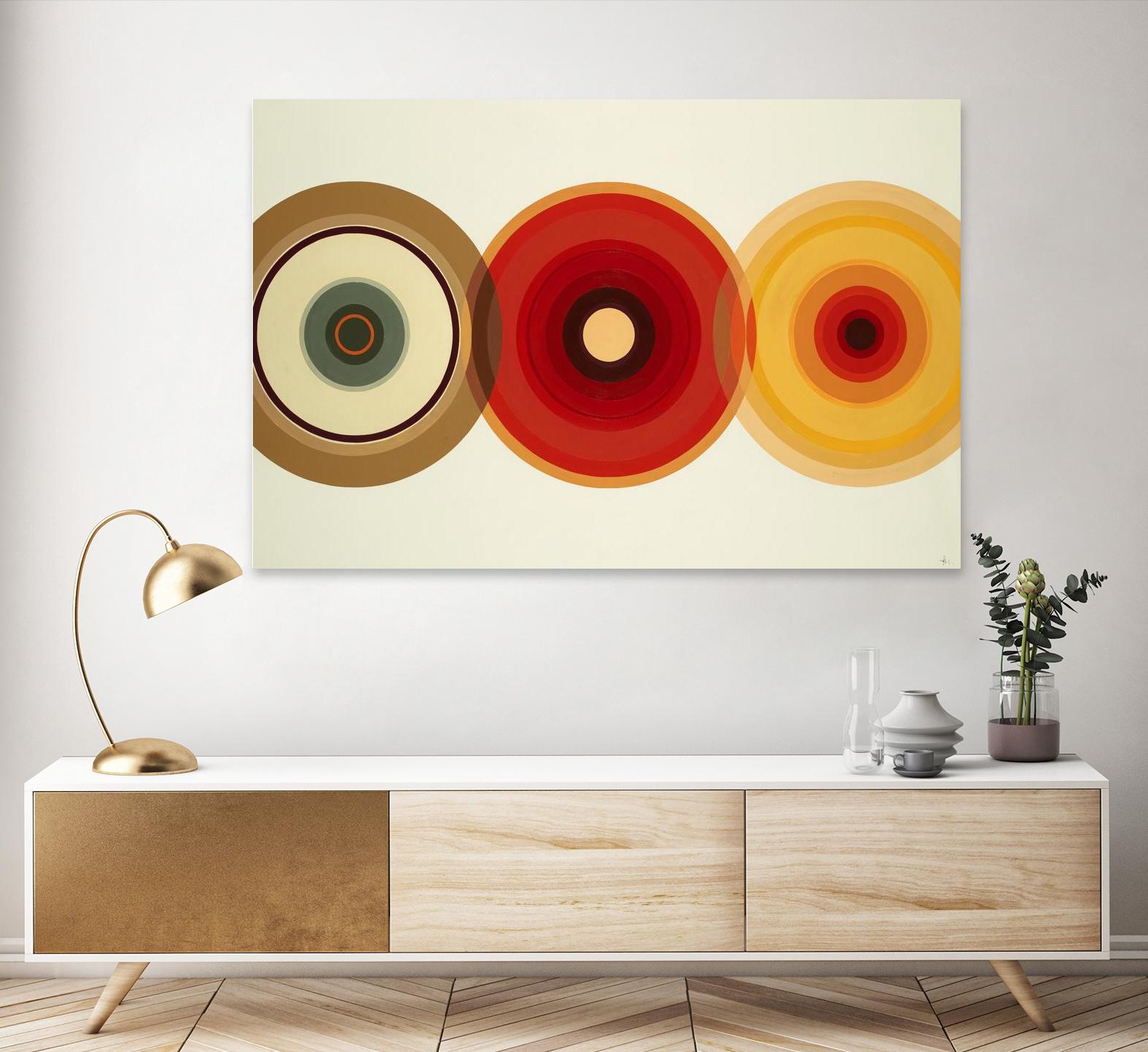 Color Test 6 by KC Haxton on GIANT ART - yellow abstract