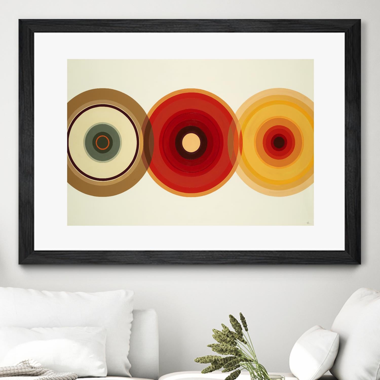 Color Test 6 by KC Haxton on GIANT ART - yellow abstract